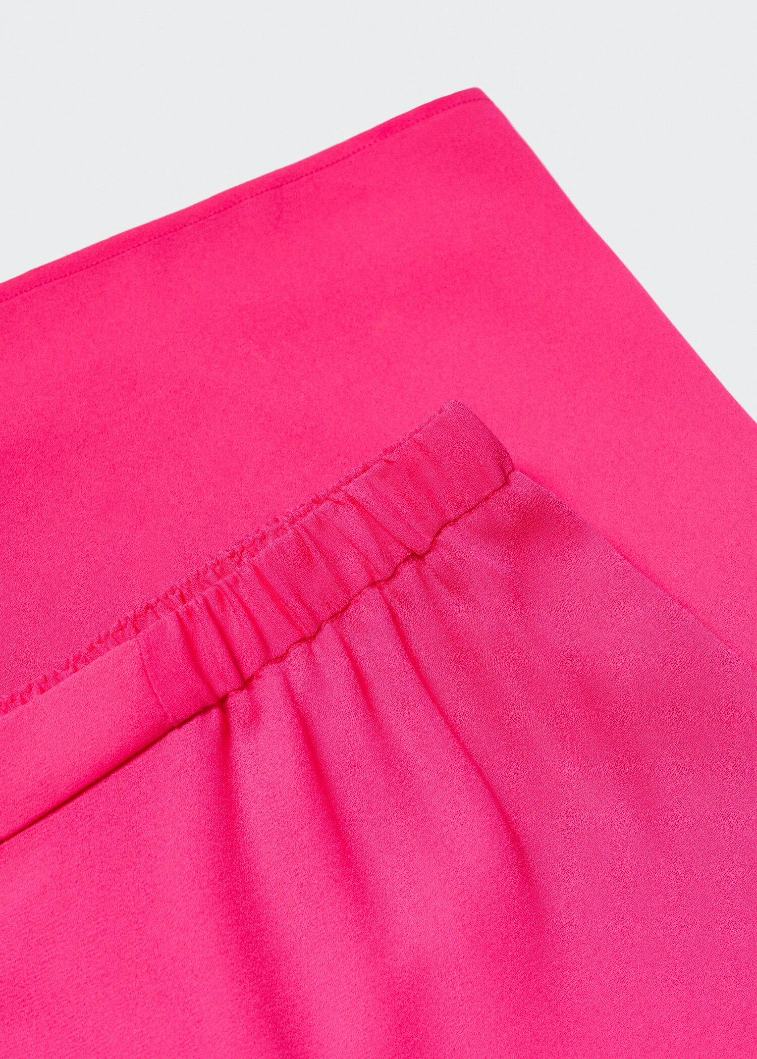 Wideleg trousers with elastic waist - Details of the article 8