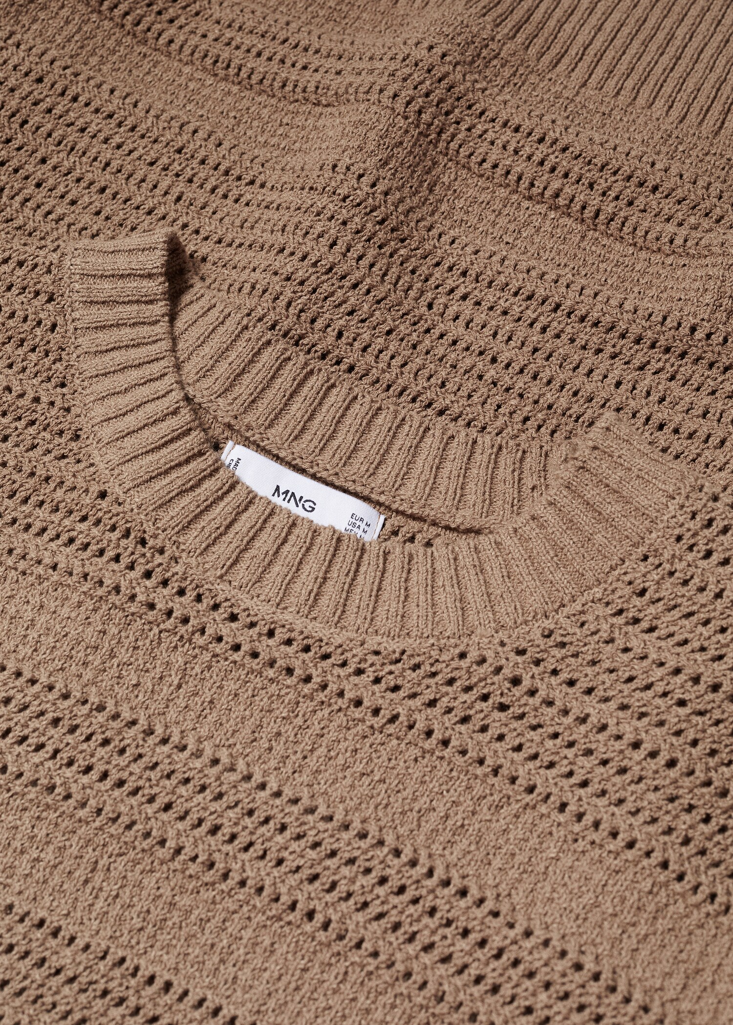 Openwork cotton sweater - Details of the article 8