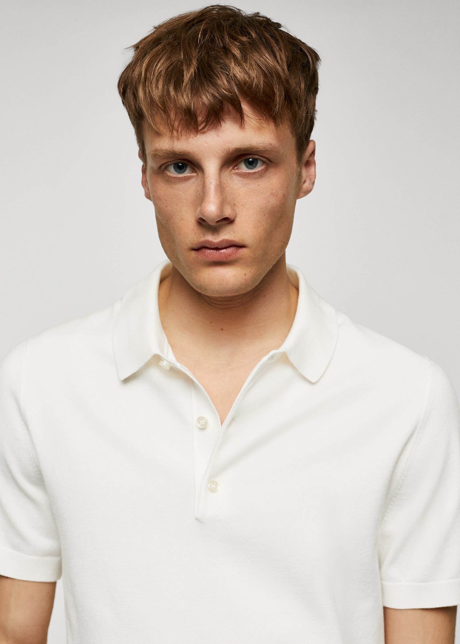 Tricou polo tricot subțire - Detaliu al articolului 1