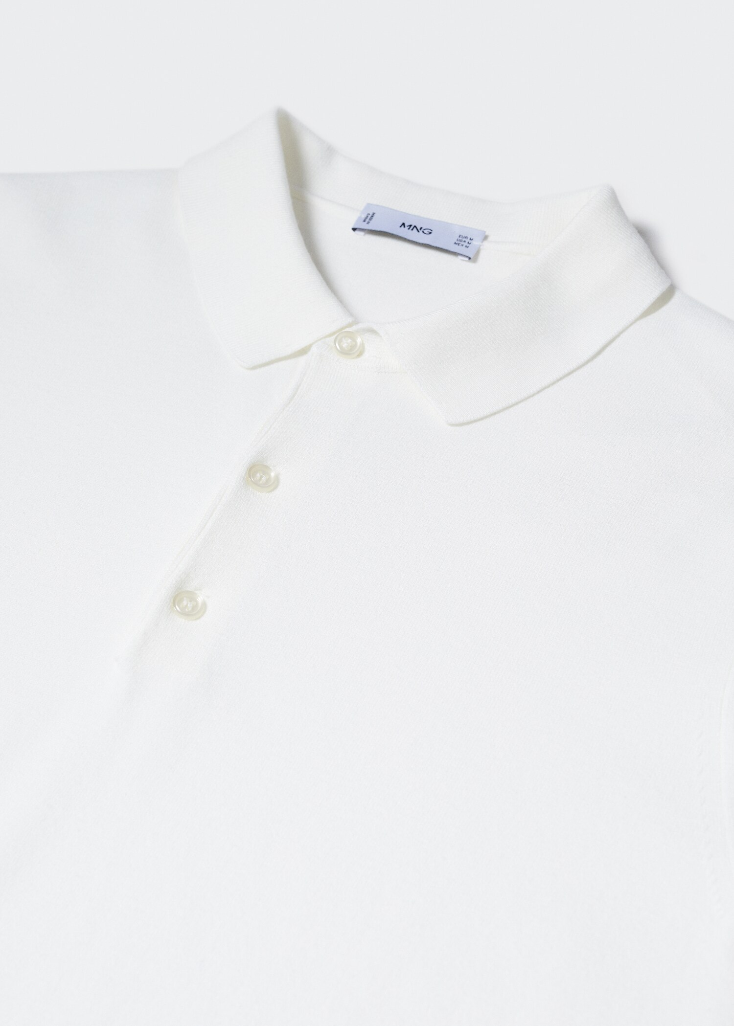 Tricou polo tricot subțire - Detaliu al articolului 8