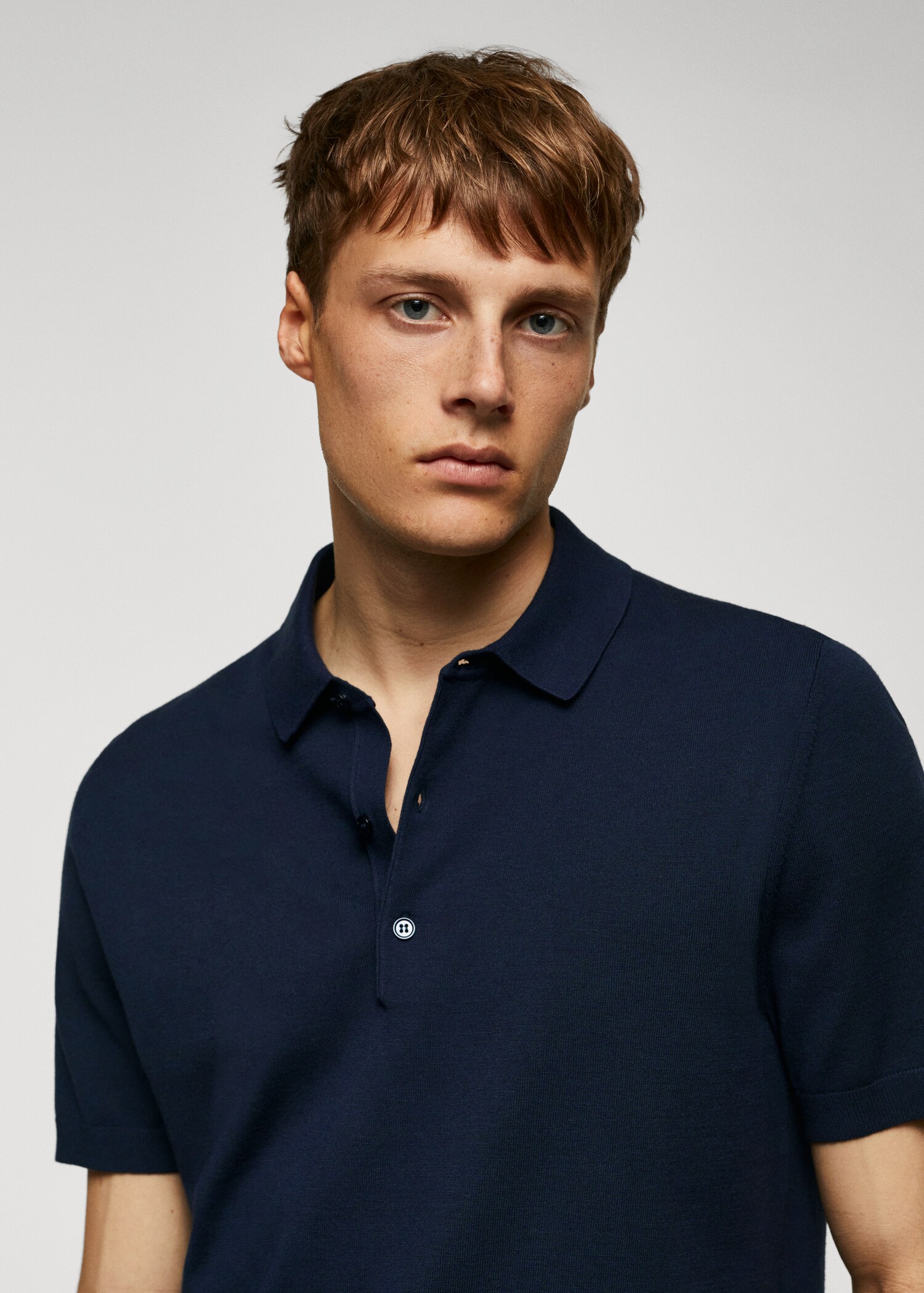 Tricou polo tricot subțire - Detaliu al articolului 1