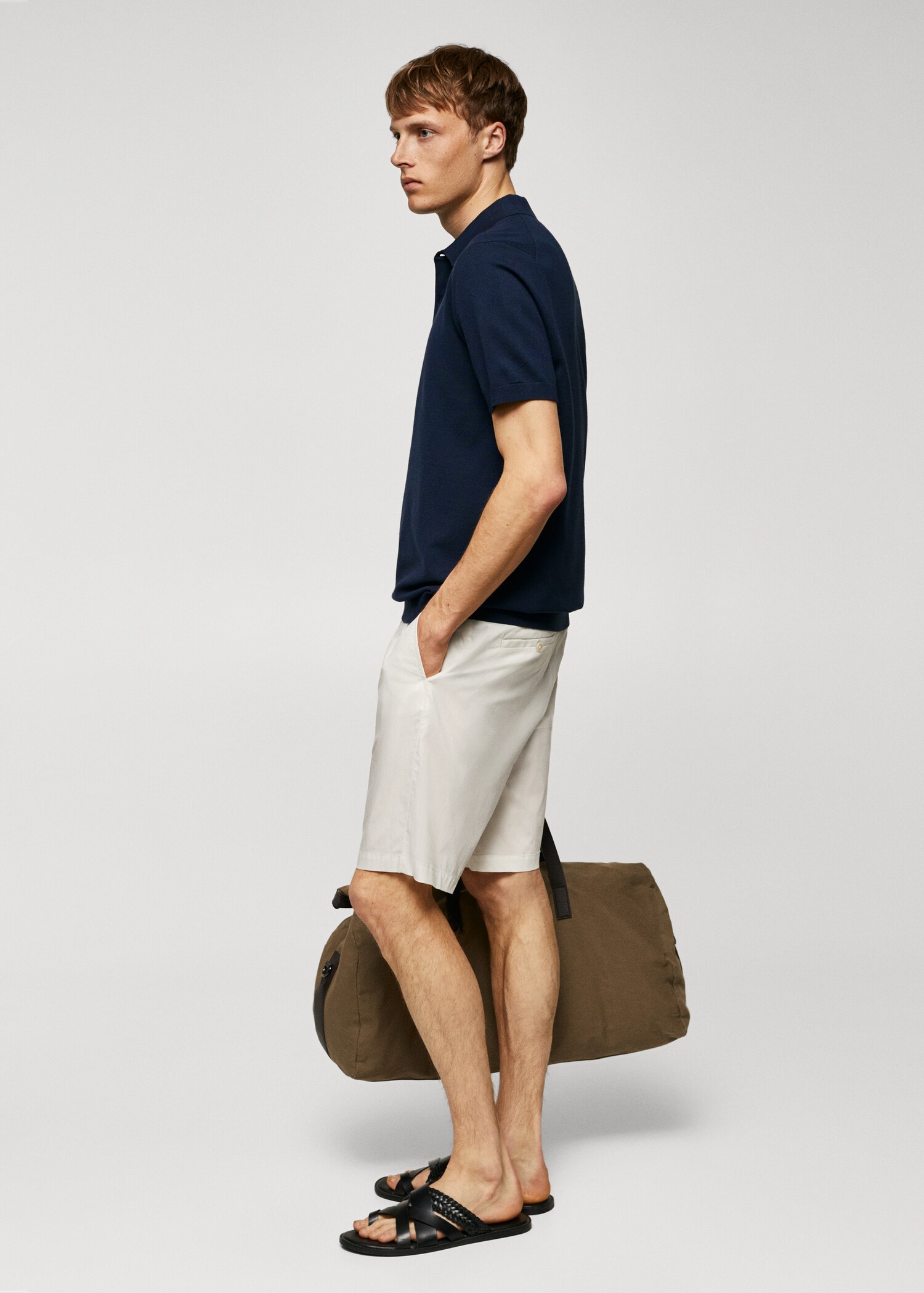 Tricou polo tricot subțire - Detaliu al articolului 2