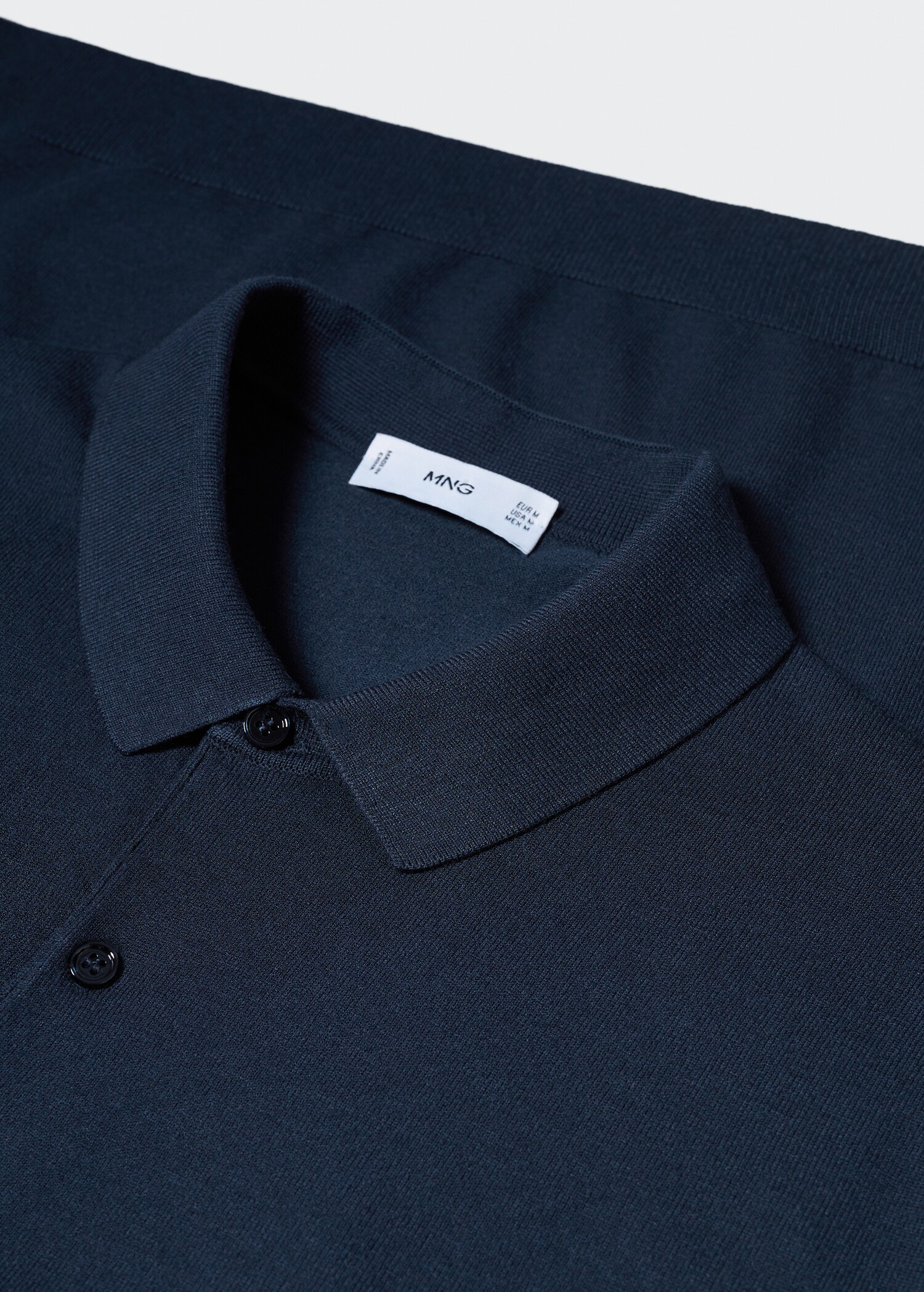 Tricou polo tricot subțire - Detaliu al articolului 8