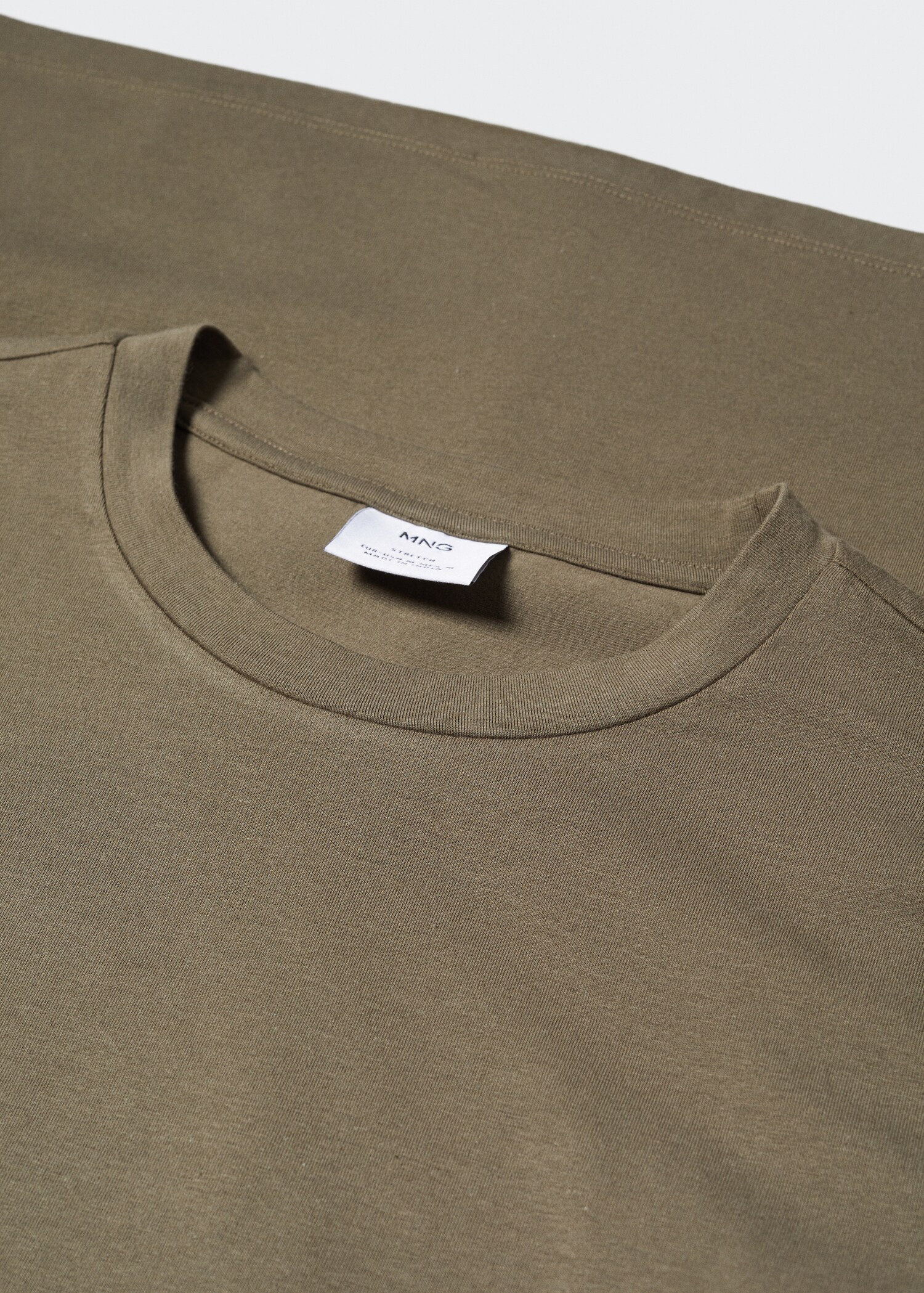 Stretch cotton T-shirt - Details of the article 8