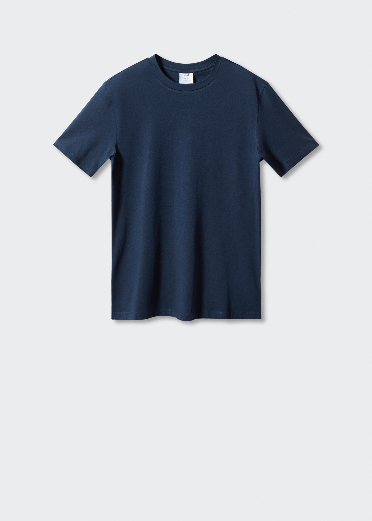 Stretch cotton T-shirt - Article without model