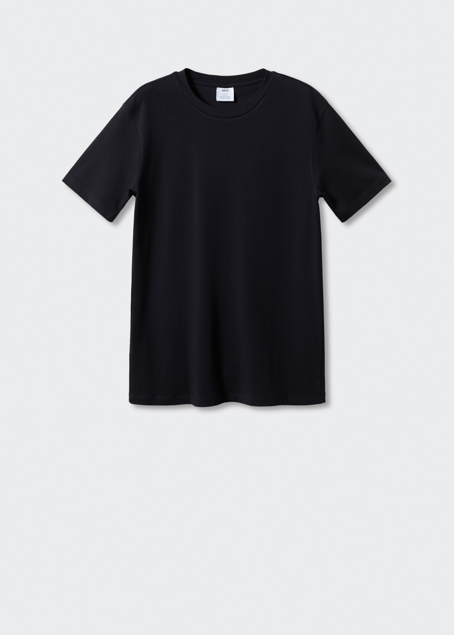 Stretch cotton T-shirt - Article without model