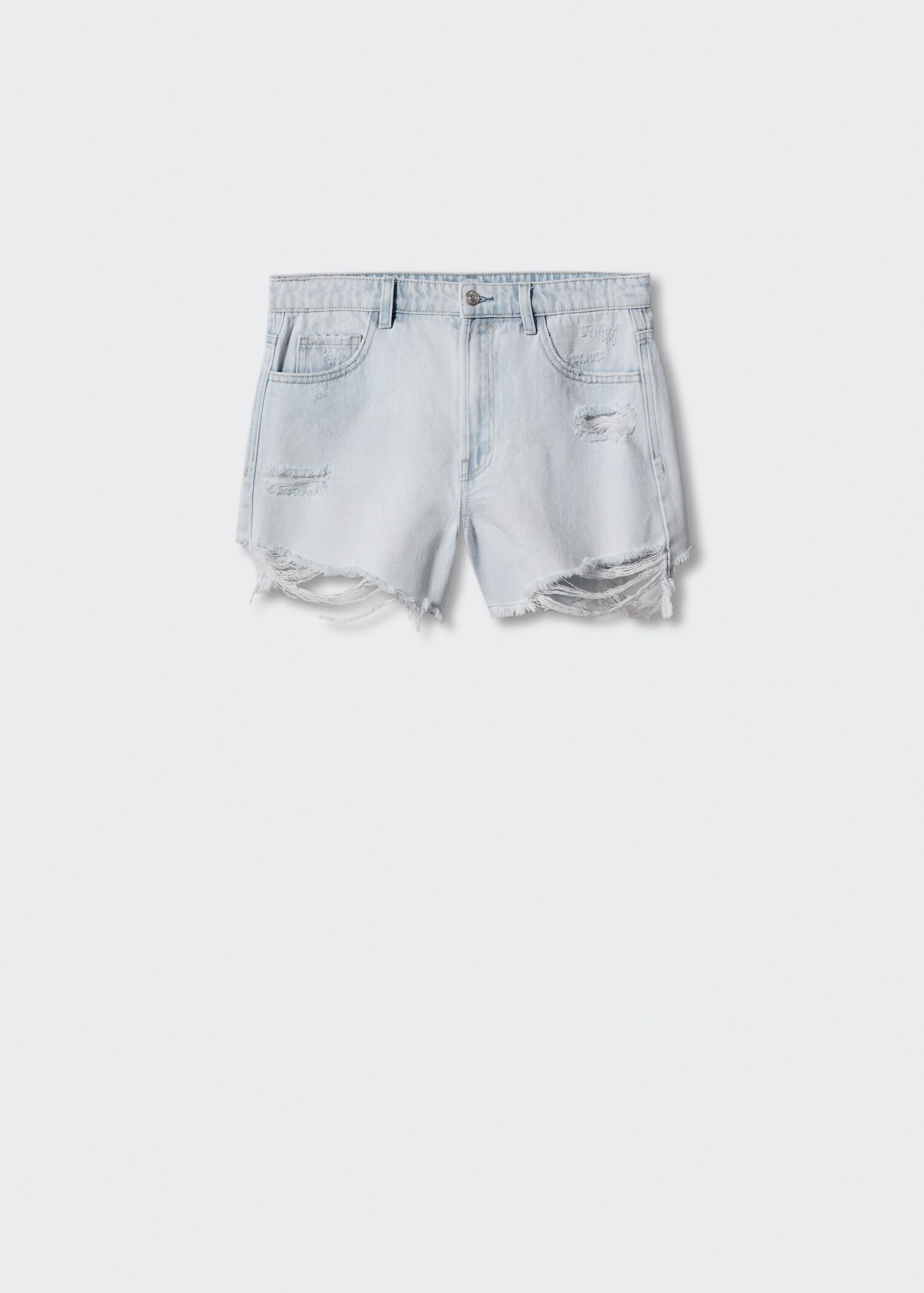 Broken denim shorts - Article without model