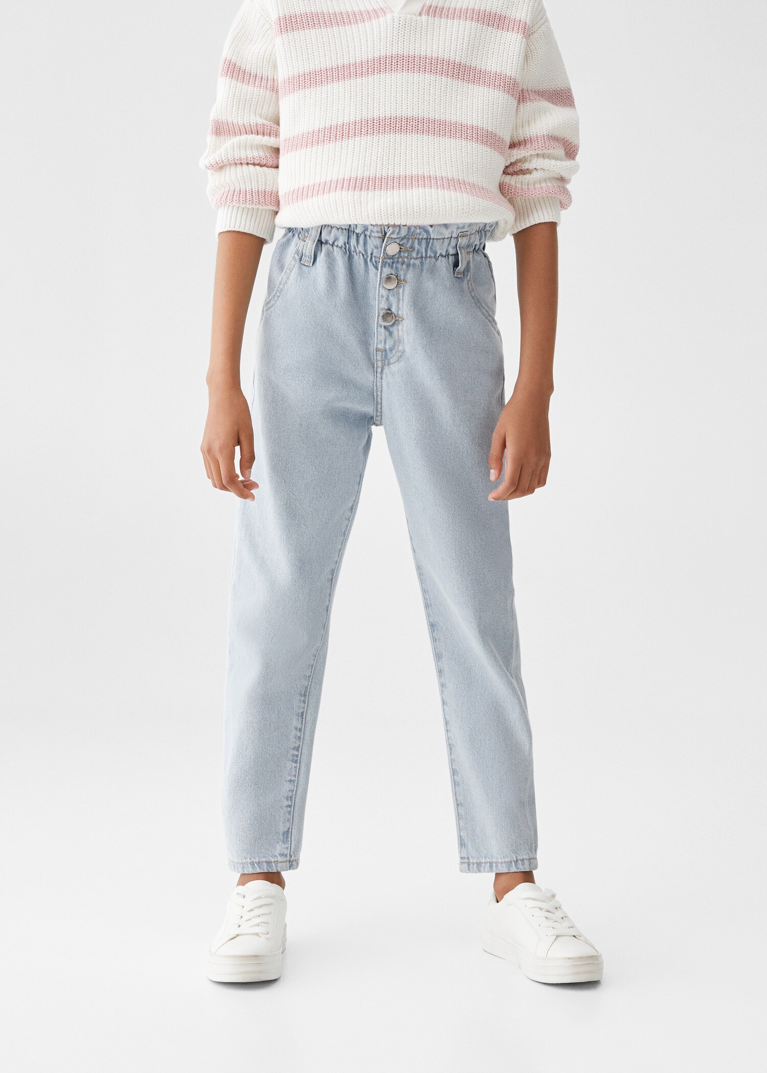 Paperbag jeans - Medium plane