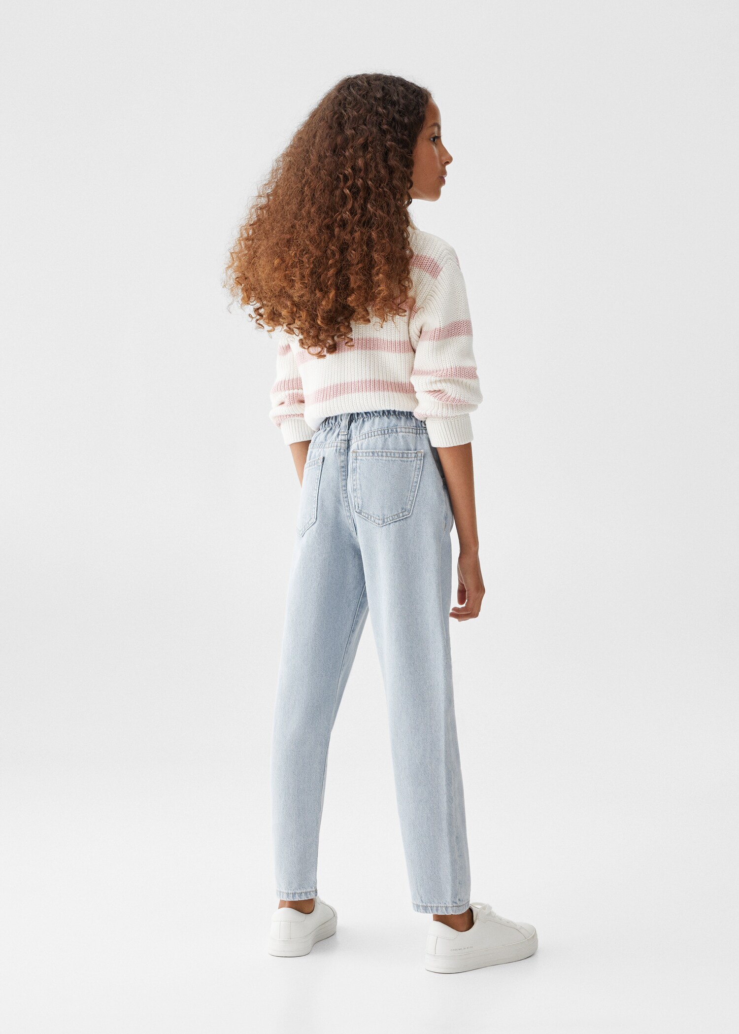 Paperbag jeans - Reverse of the article