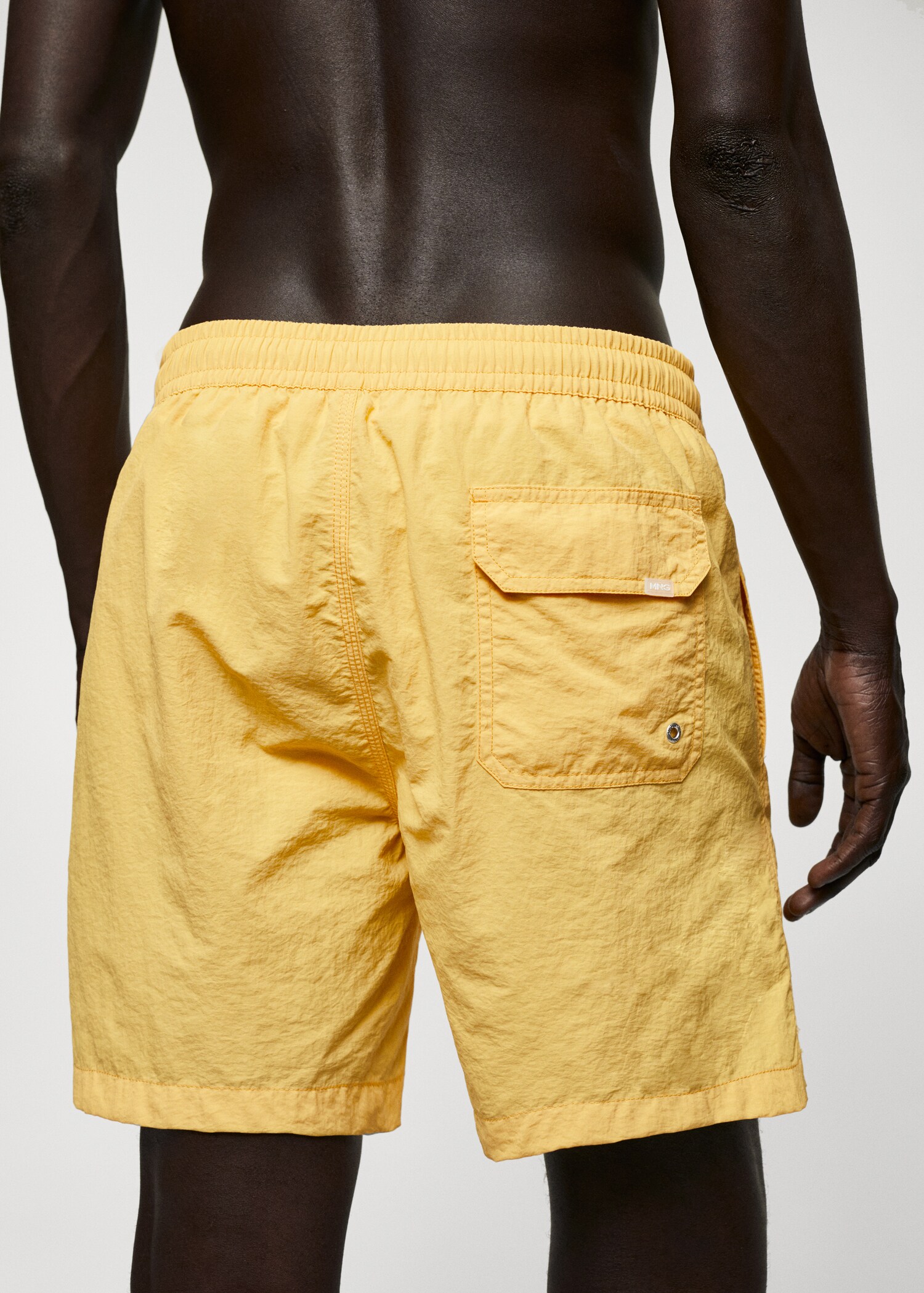 Cord plain swimming trunks - Details of the article 6
