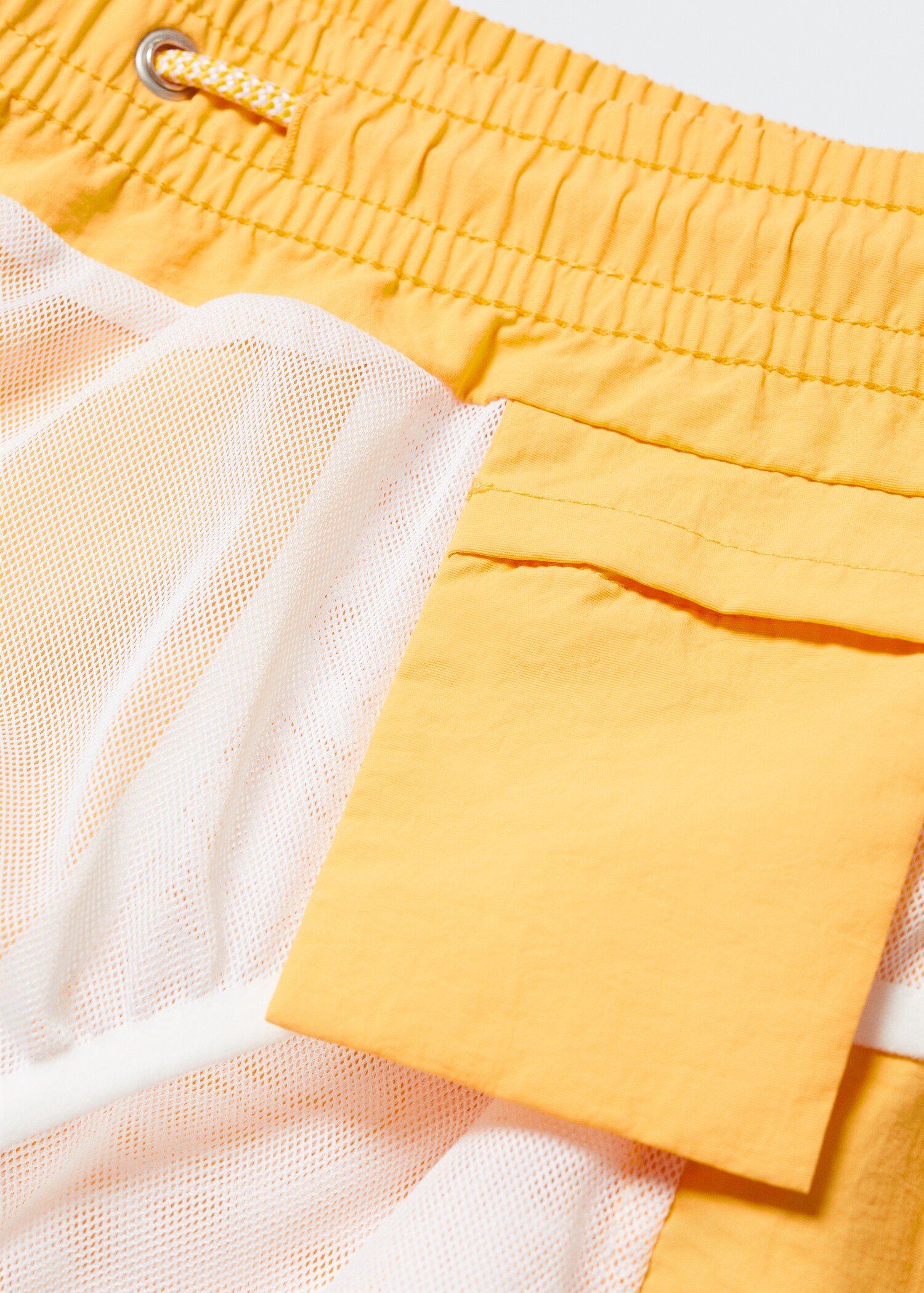 Cord plain swimming trunks - Details of the article 8