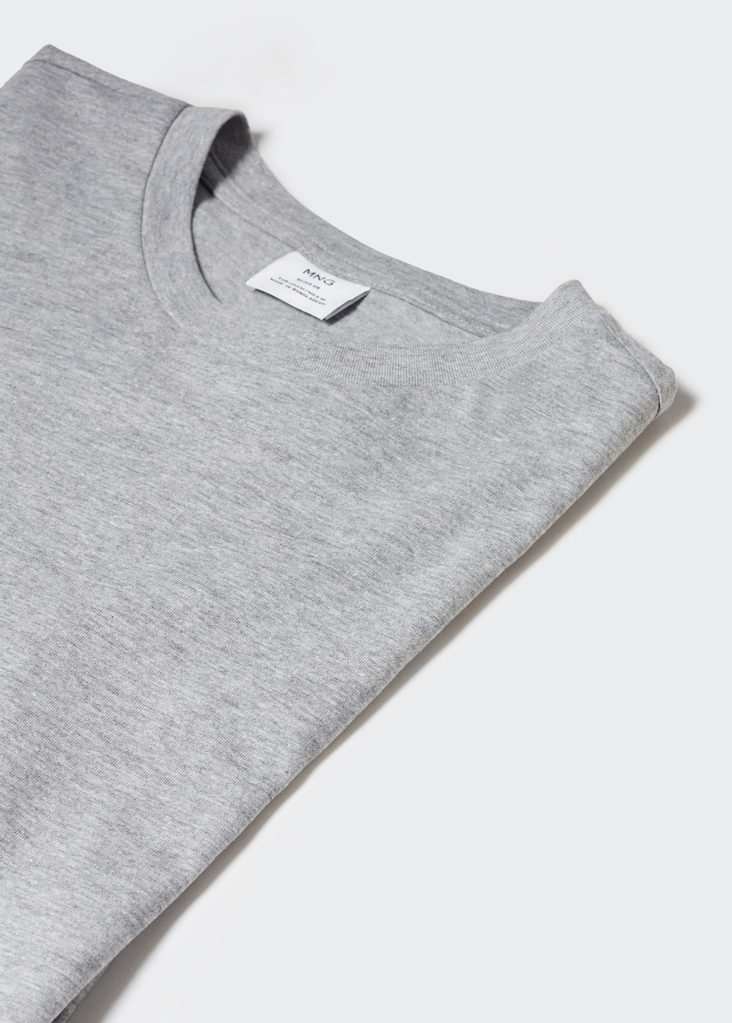 Camiseta básica algodón comfort stretch - Detalle del artículo 8
