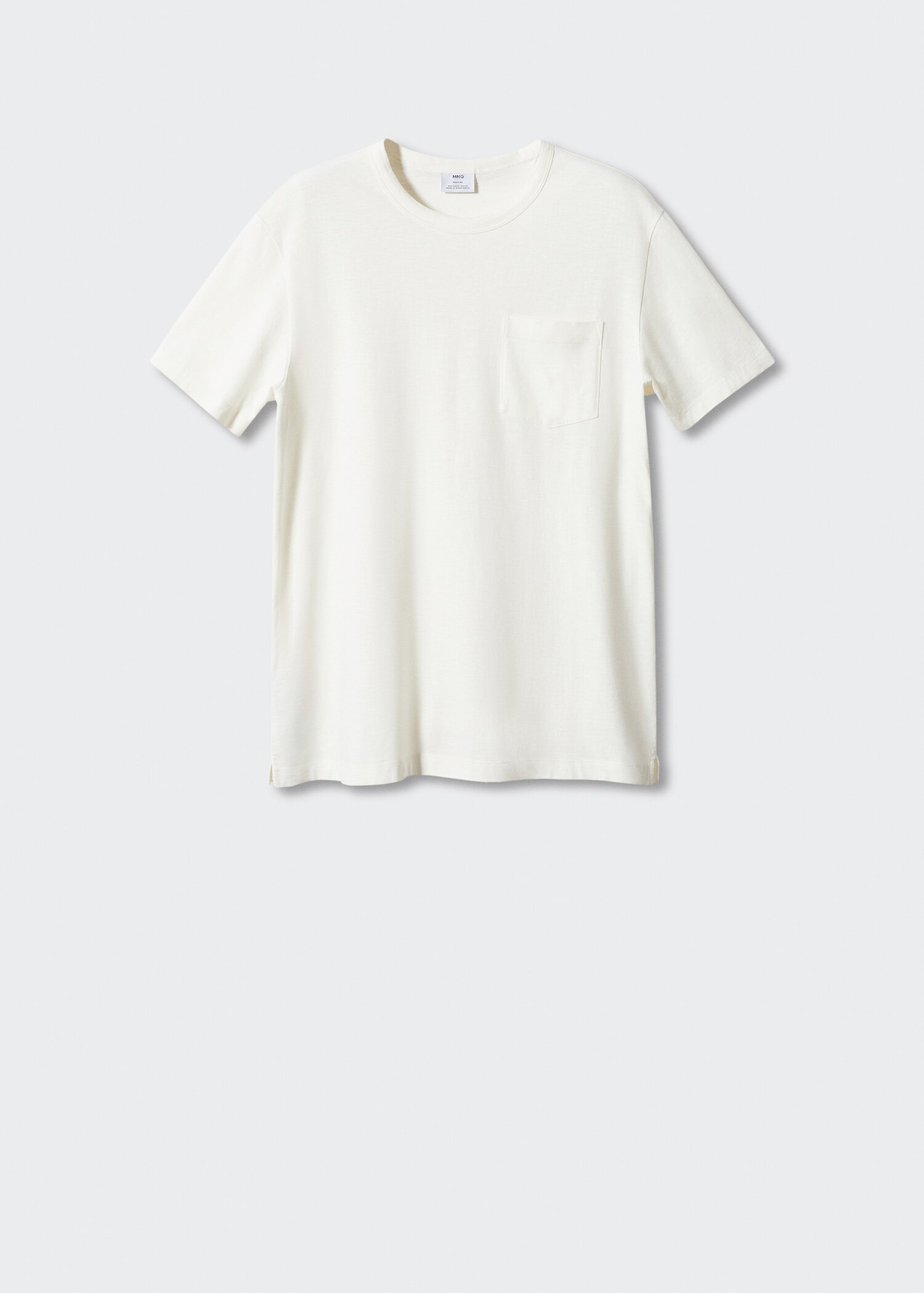 100% cotton t-shirt with pocket - Article without model