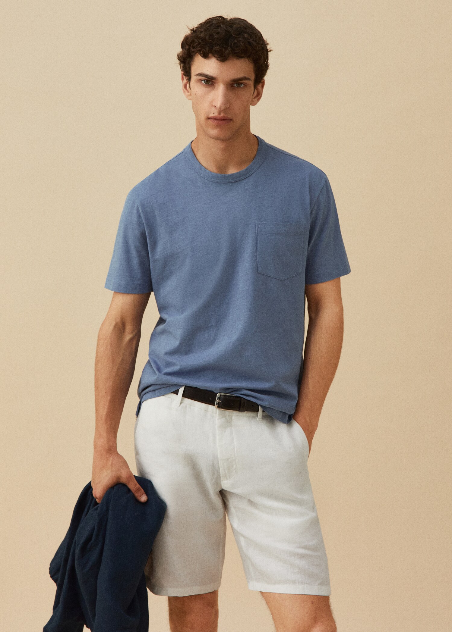 100% cotton t-shirt with pocket - Details of the article 5