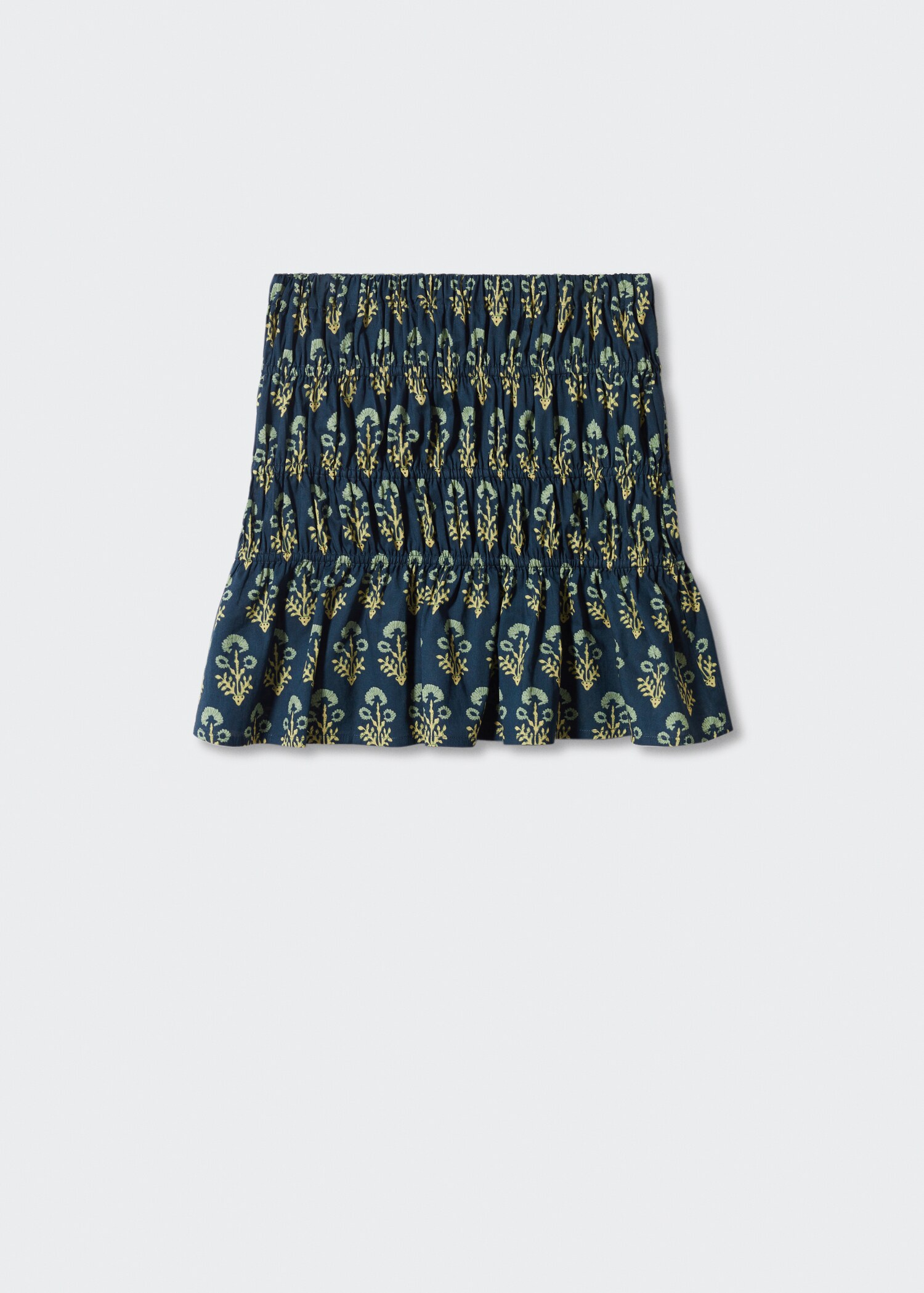 Gathered skirt with ruffle - Article without model