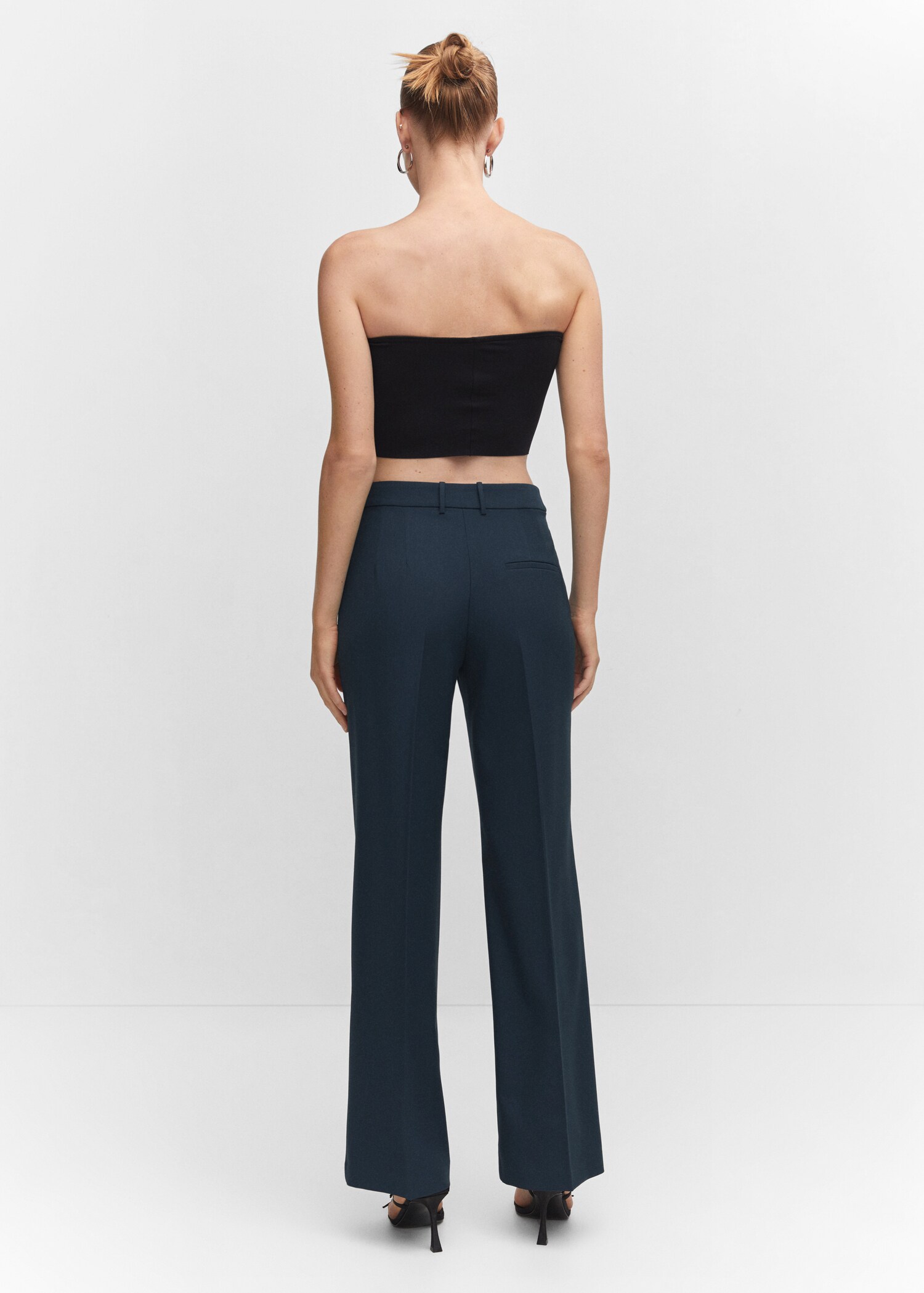 Pantalón recto pinzas - Reverso del artículo
