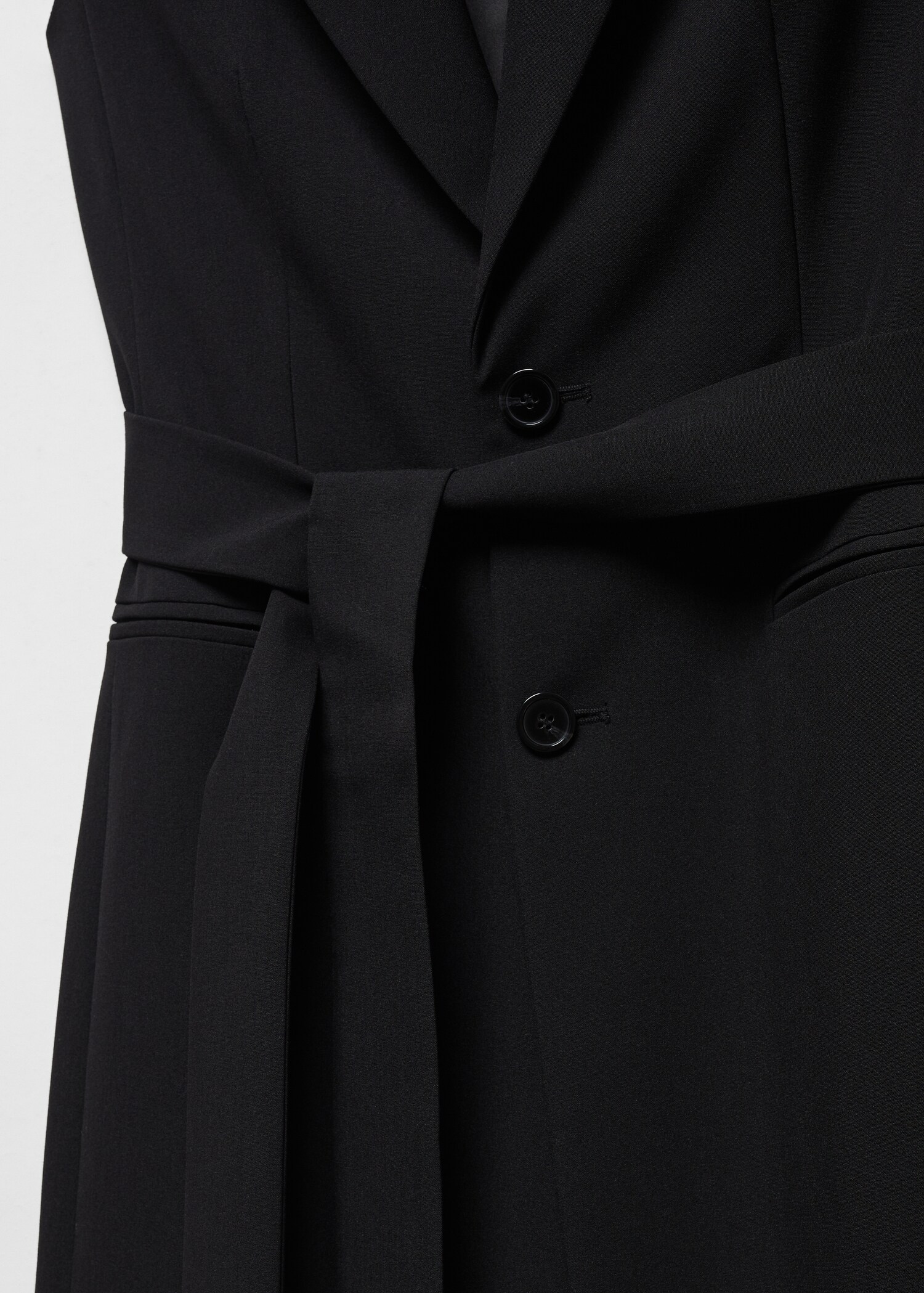 Long gilet with bow - Details of the article 8