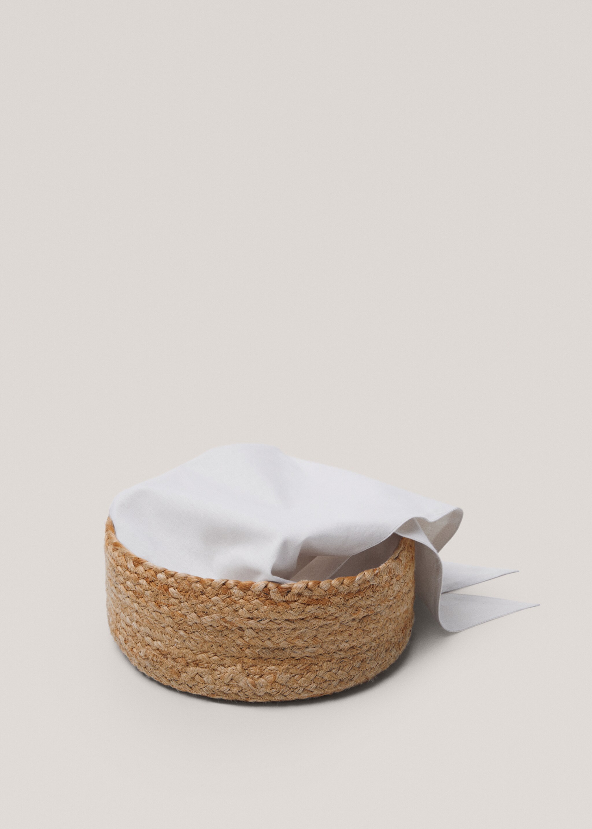 Jute-Korbe mit Henkel 25 x 10 cm - Detail des Artikels 4