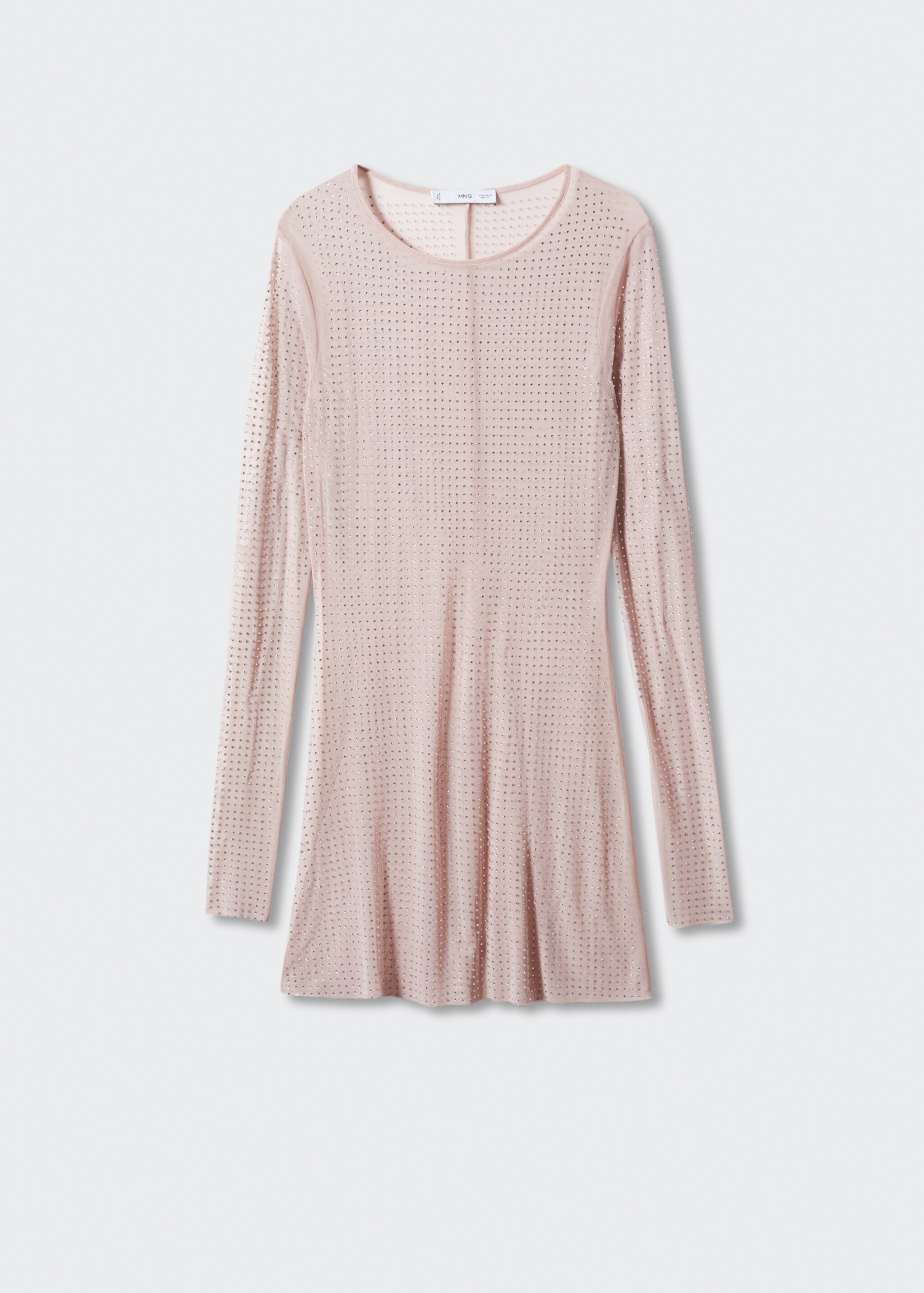 Mesh dress with crystal detail - Article without model