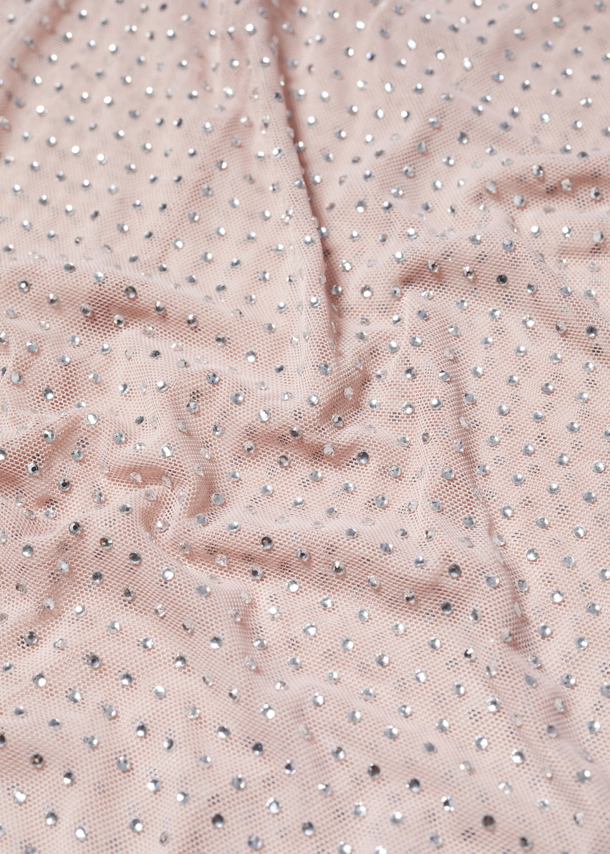 Mesh dress with crystal detail - Details of the article 8