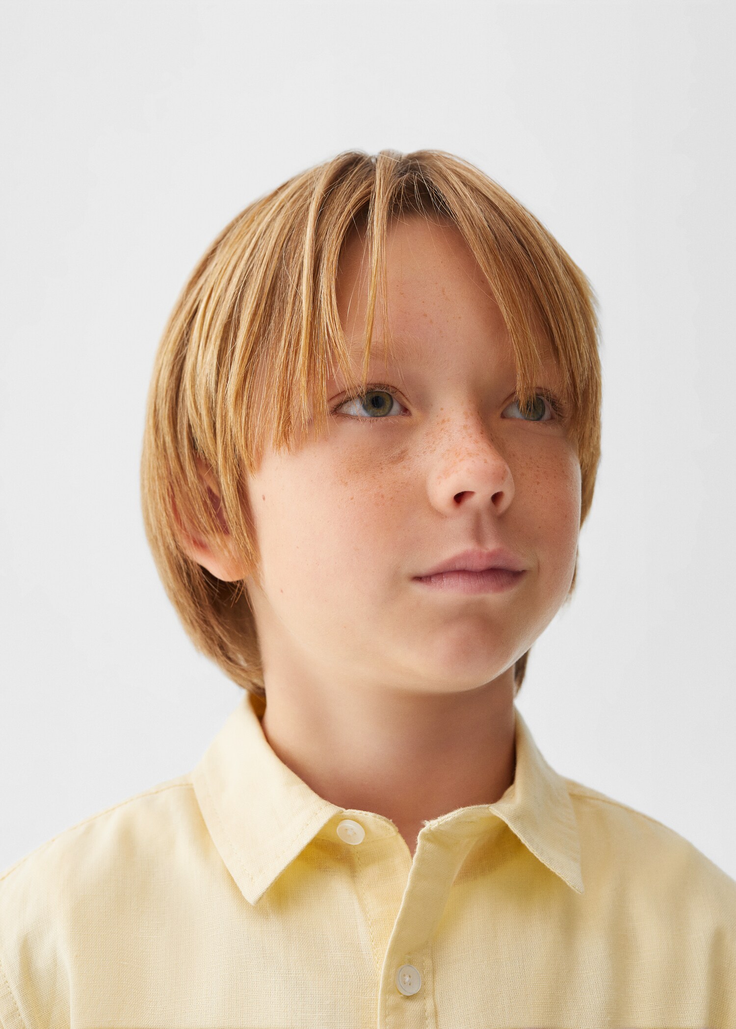 Regular-fit linen shirt - Details of the article 1