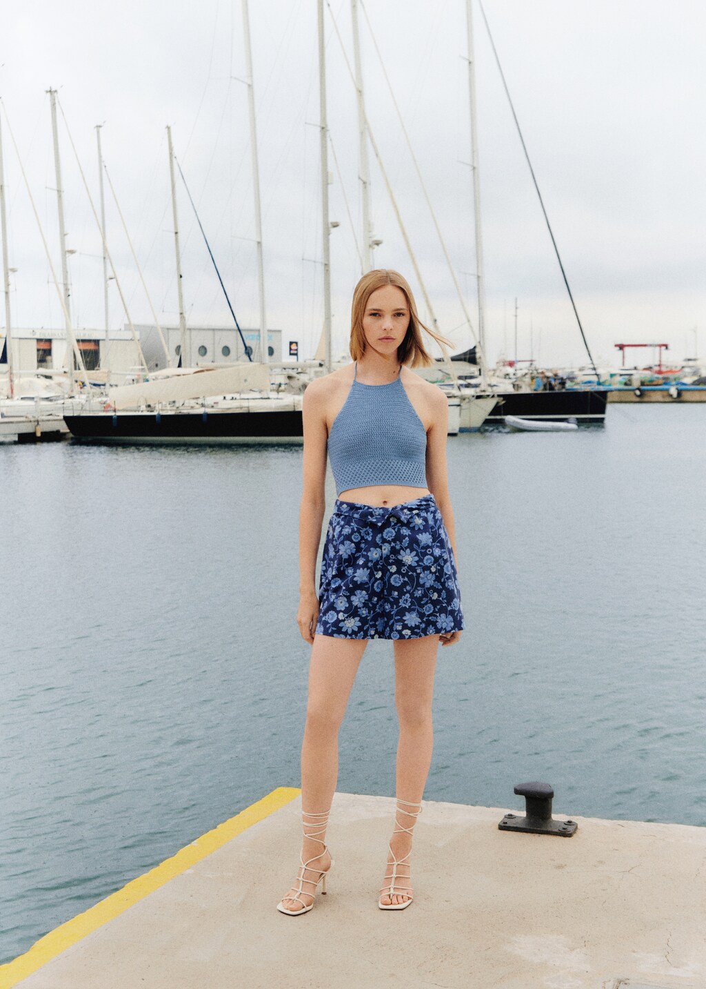 Floral-print shorts - Women | MANGO OUTLET USA
