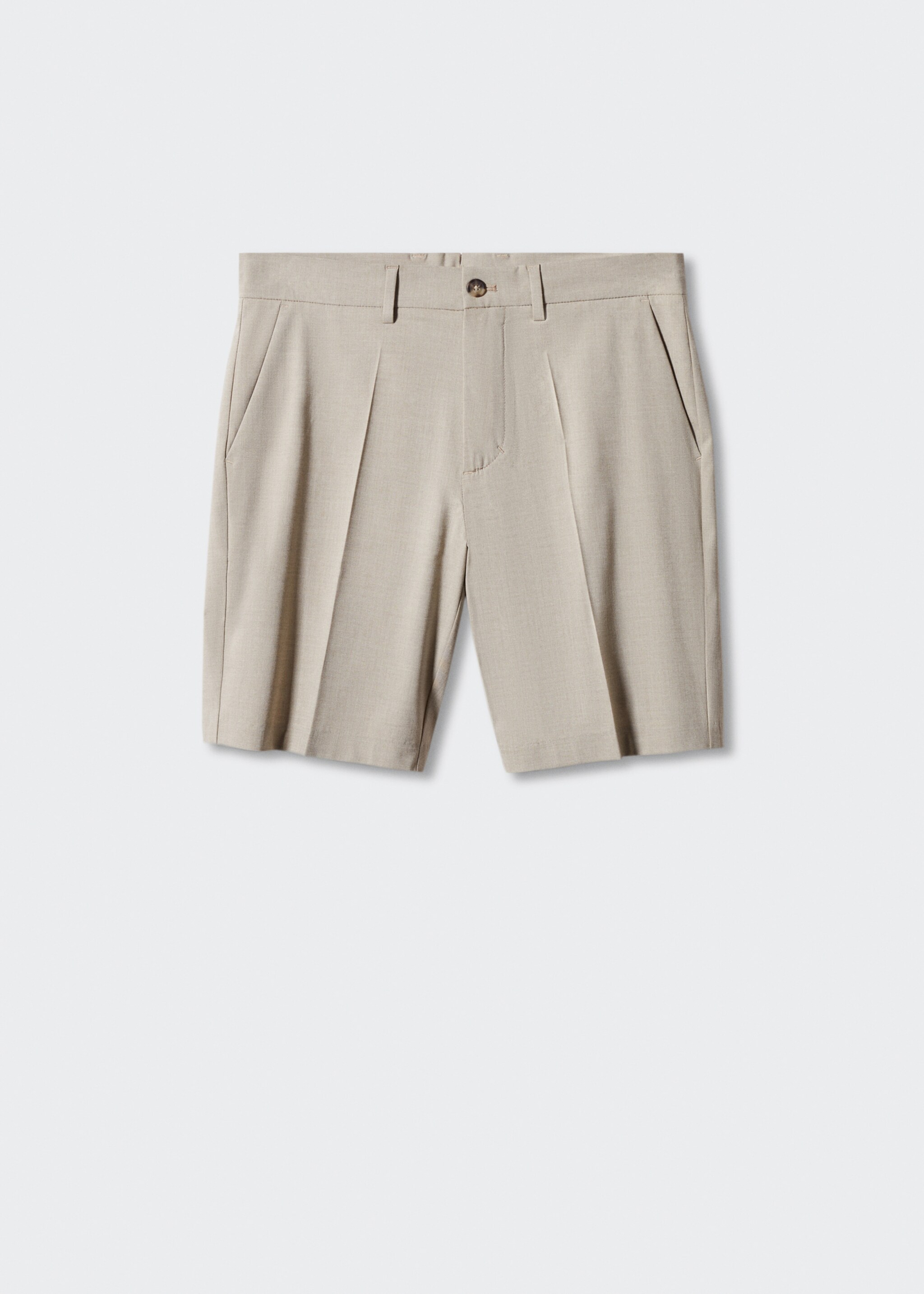 Bermude slim fit cu betelie reglabilă - Articol fără model