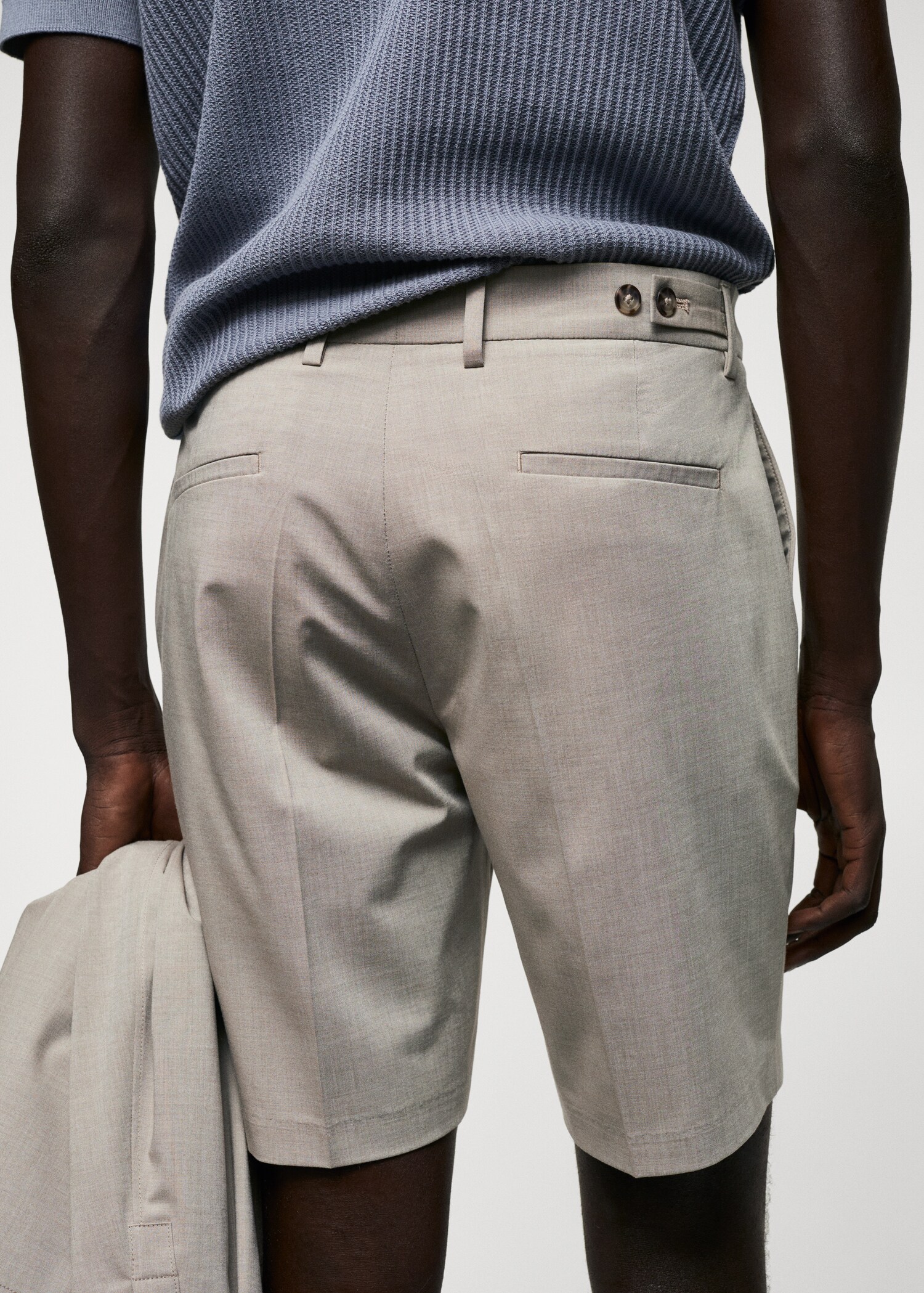 Bermuda slim fit cintura ajustable - Detalle del artículo 6