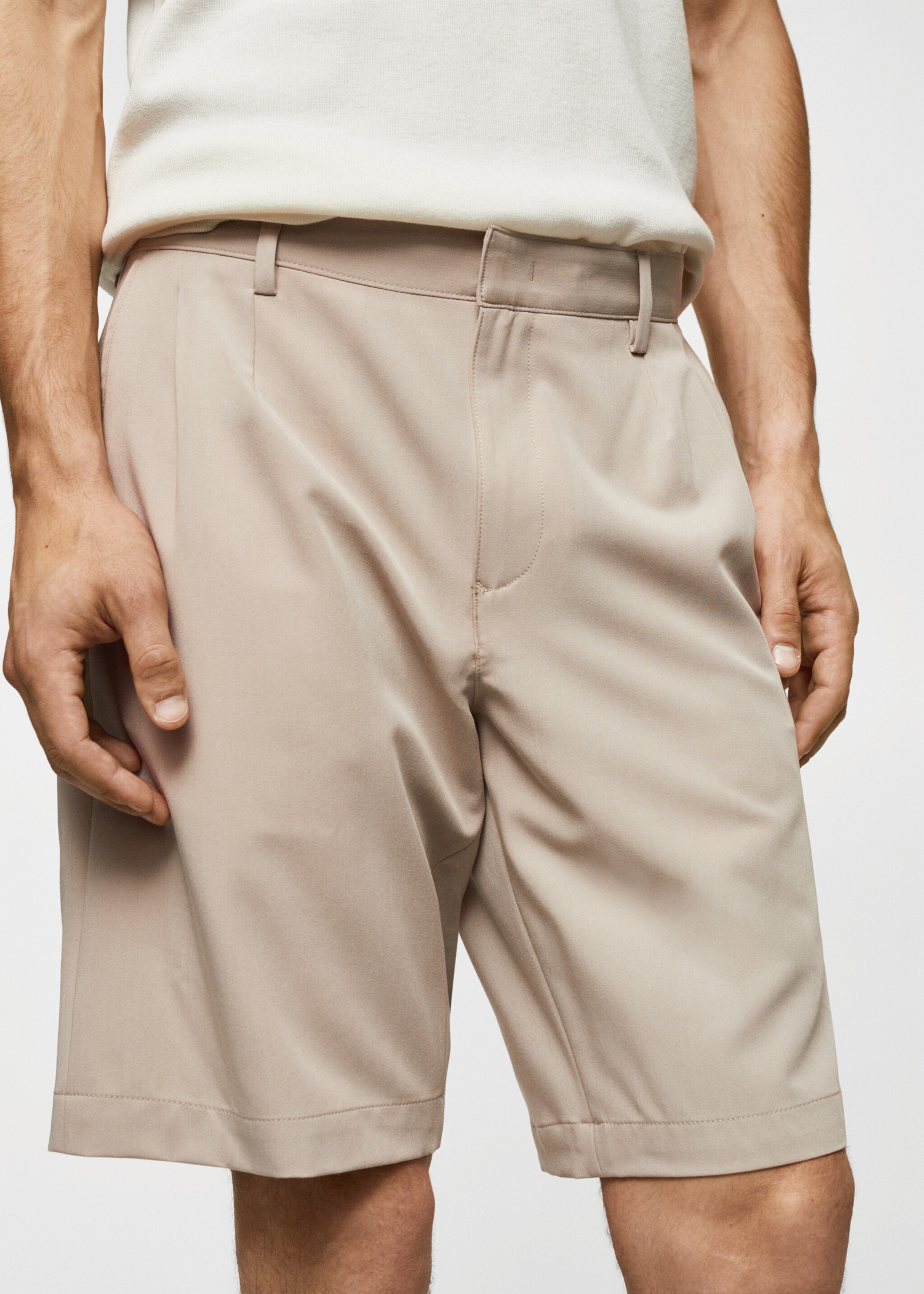 Bermudas algodón pinzas - Detalle del artículo 1