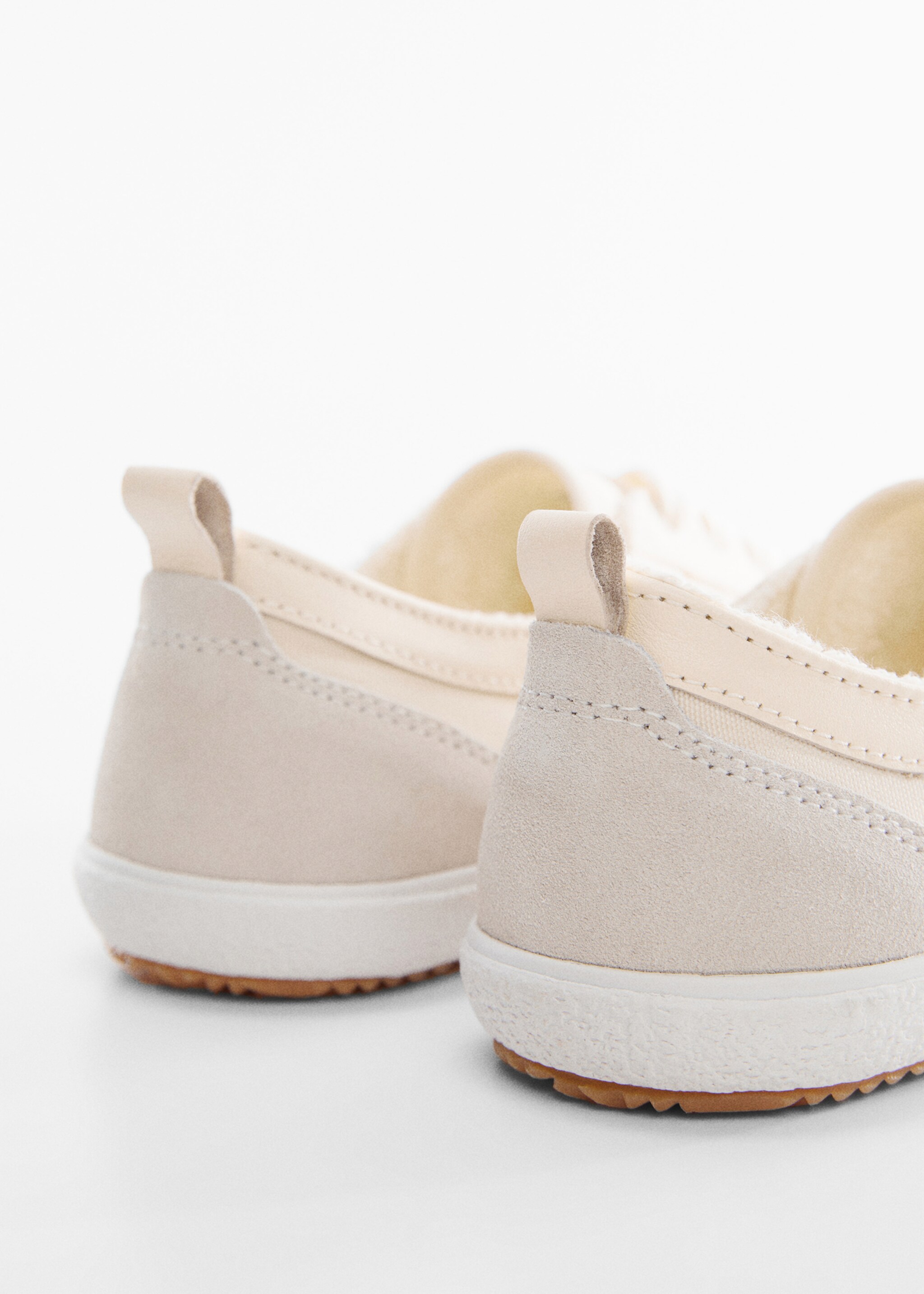 Decorative seam sneakers - Details of the article 1, Beige. Ref: 57042508-00.