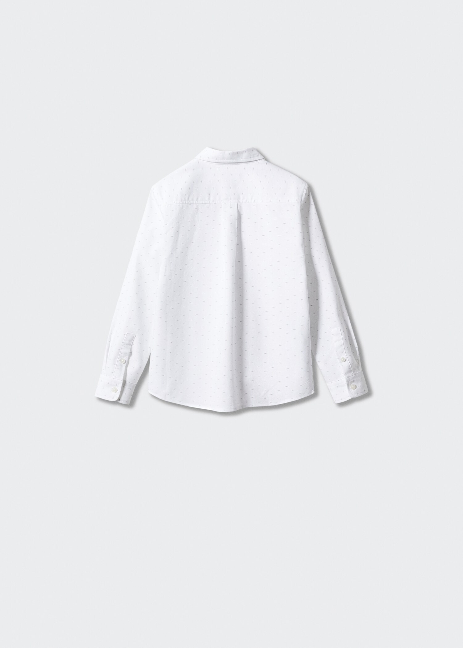 Chemise imprimée coton - Verso de l’article