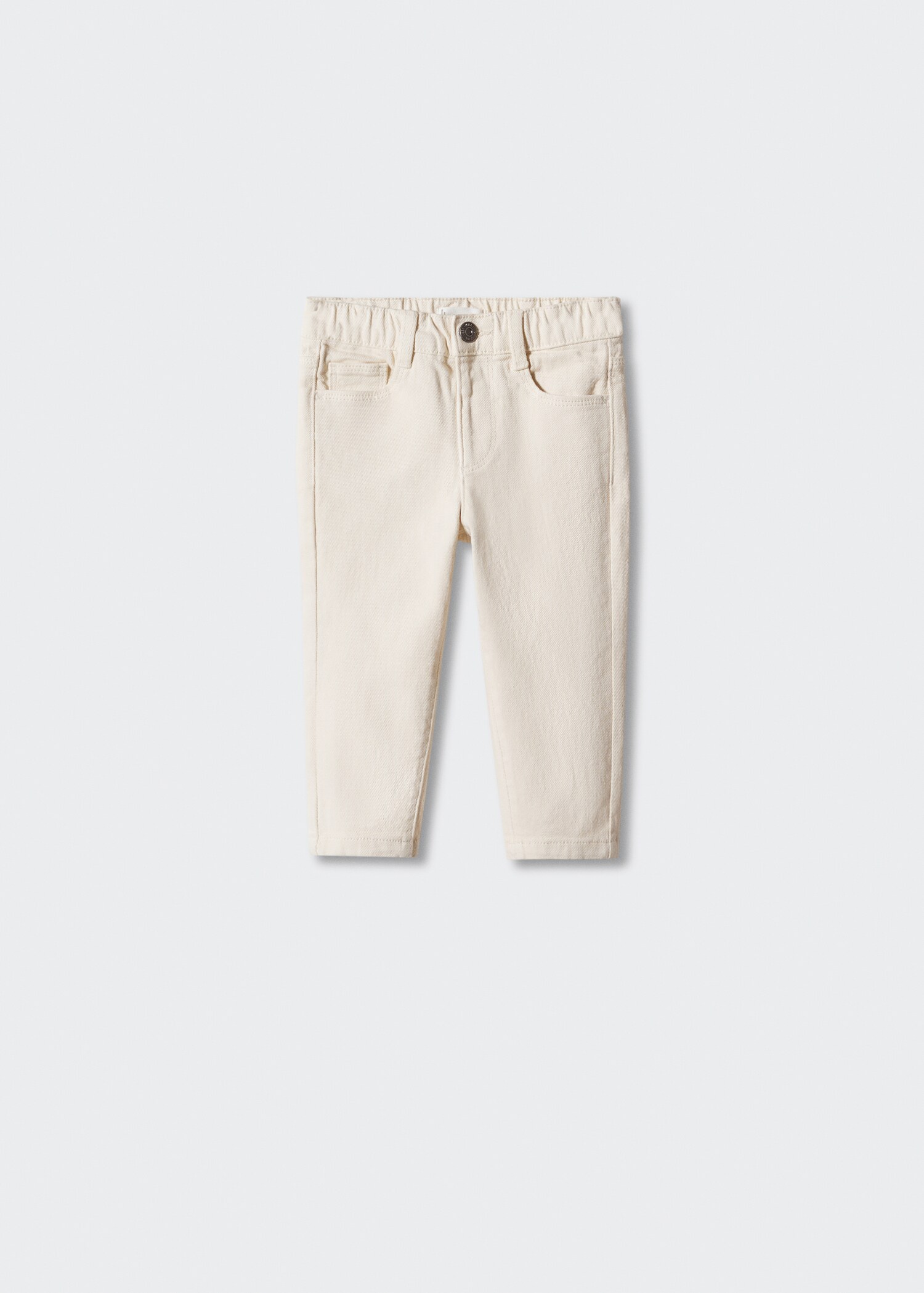 Stretch cotton-blend trousers - Article without model