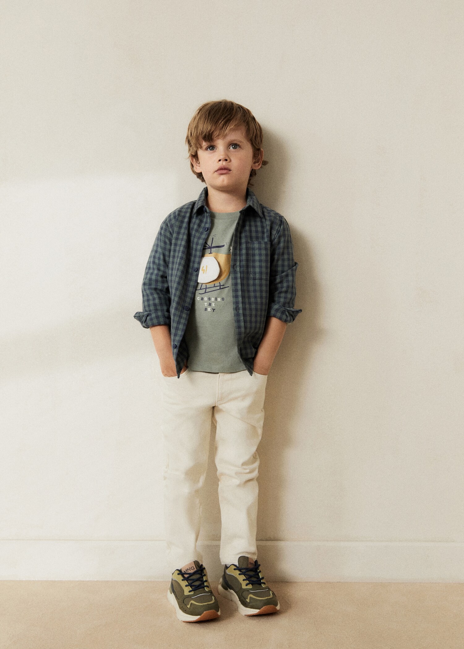 Stretch cotton-blend trousers - Details of the article 6