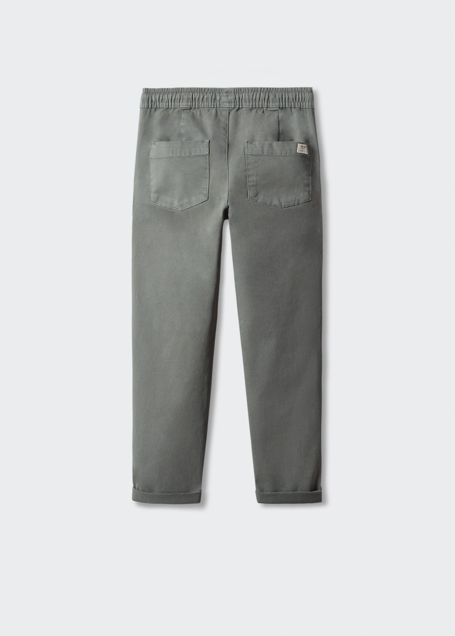 Pantalons barreja cotó elàstic - Revers de l'article