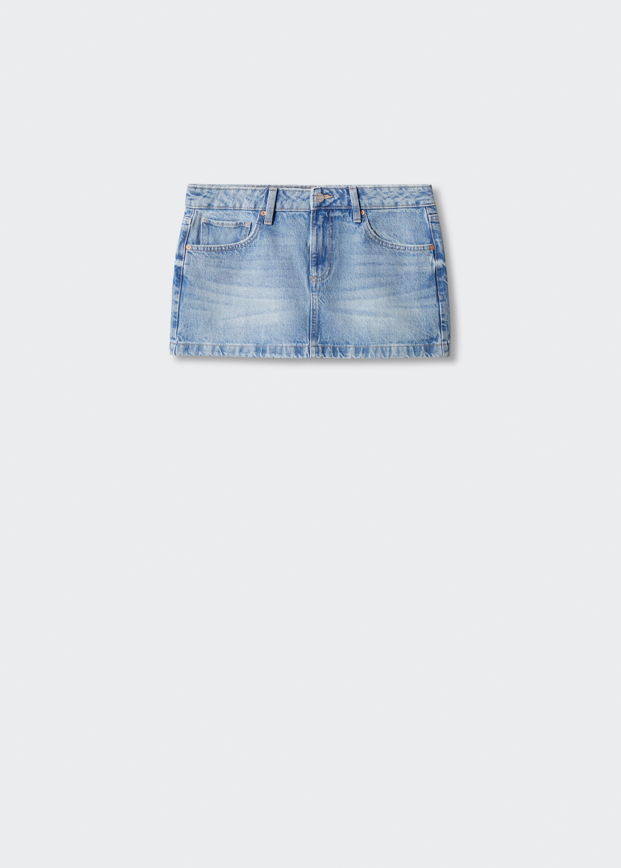 Low-rise denim mini skirt Women MANGO OUTLET USA