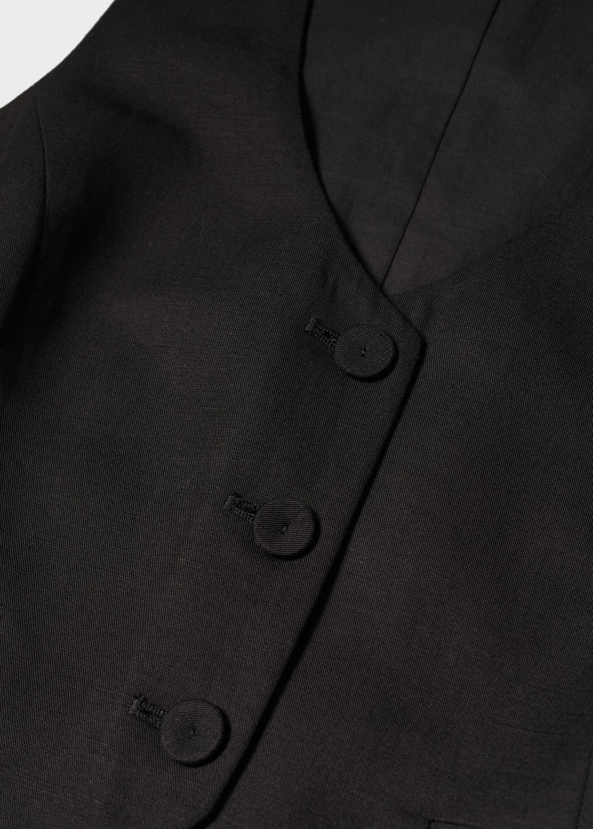 Fitted gilet with buttons - Details of the article 8