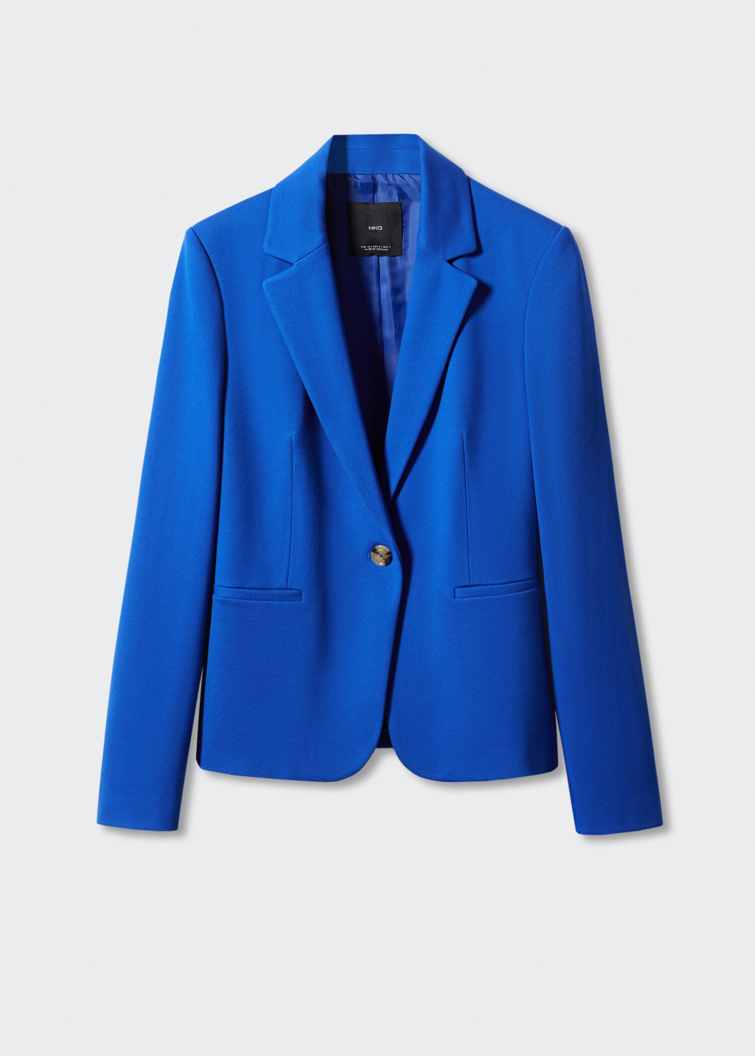 Fitted jacket with blunt stitching - Article without model