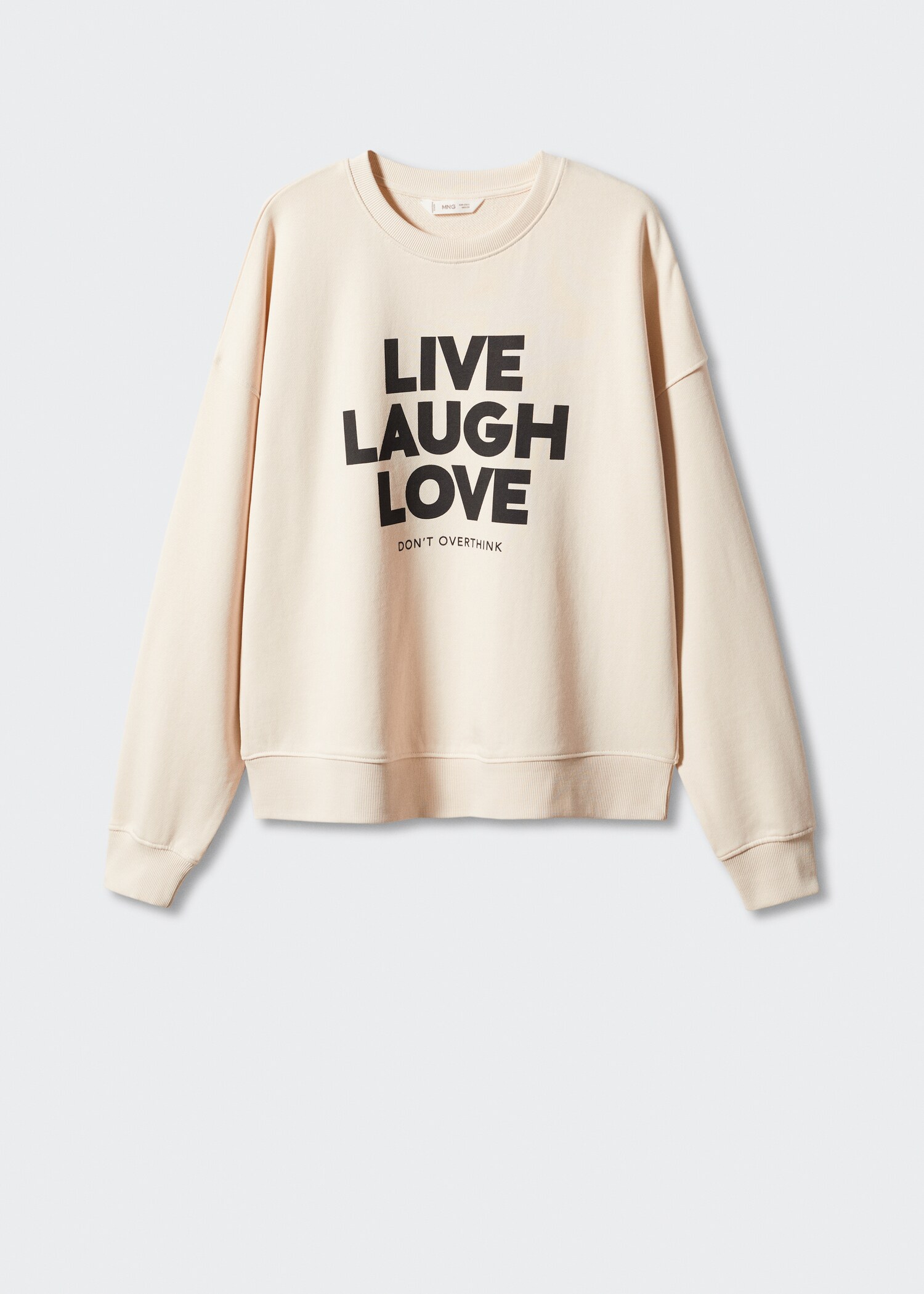 Printed cotton sweatshirt - Article without model