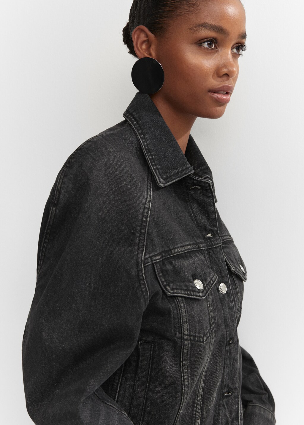 Oversize denim jacket Women MANGO OUTLET United Kingdom