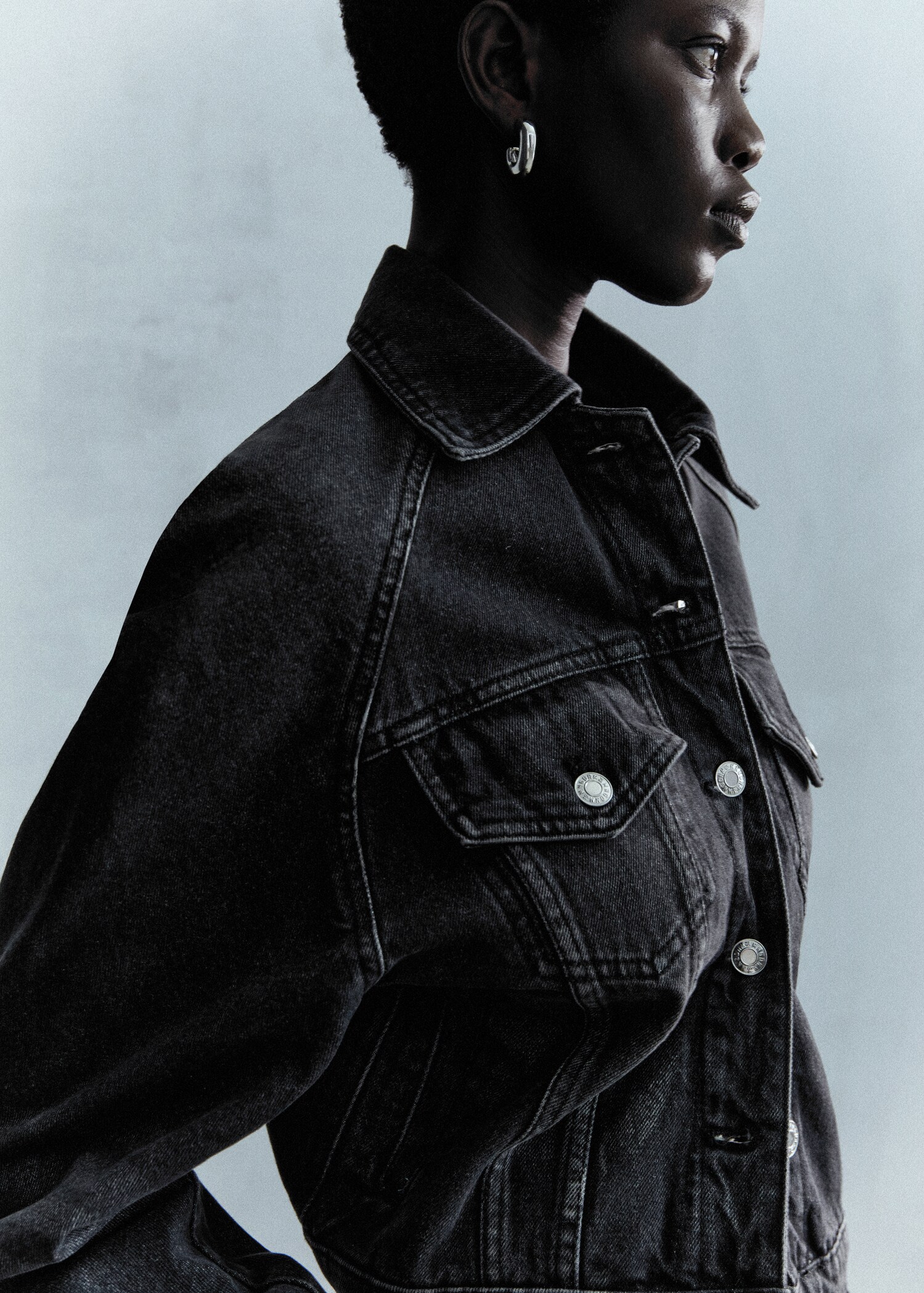 Giubbotto denim oversize - Dettaglio dell'articolo 6