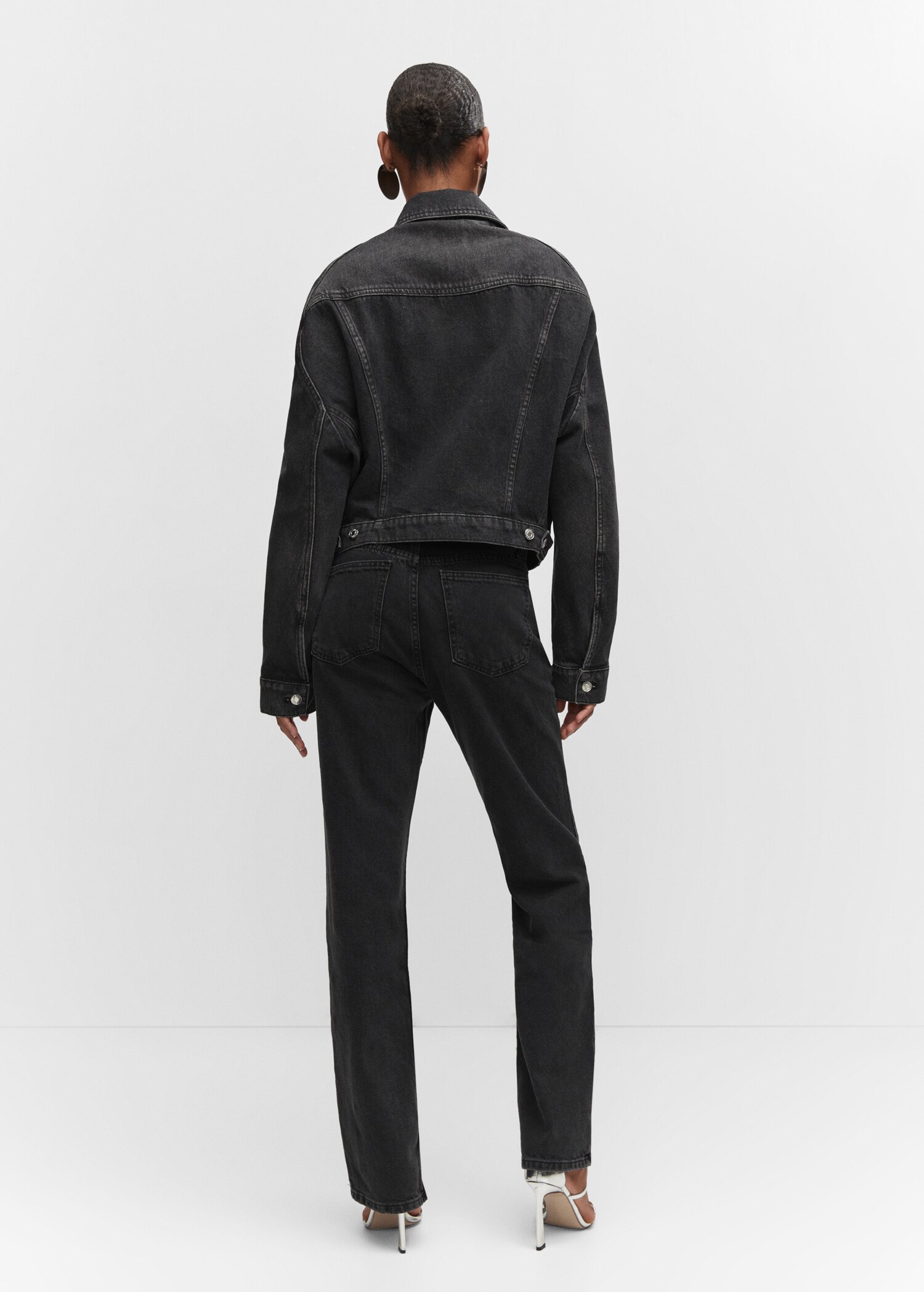 Giubbotto denim oversize - Retro dell'articolo