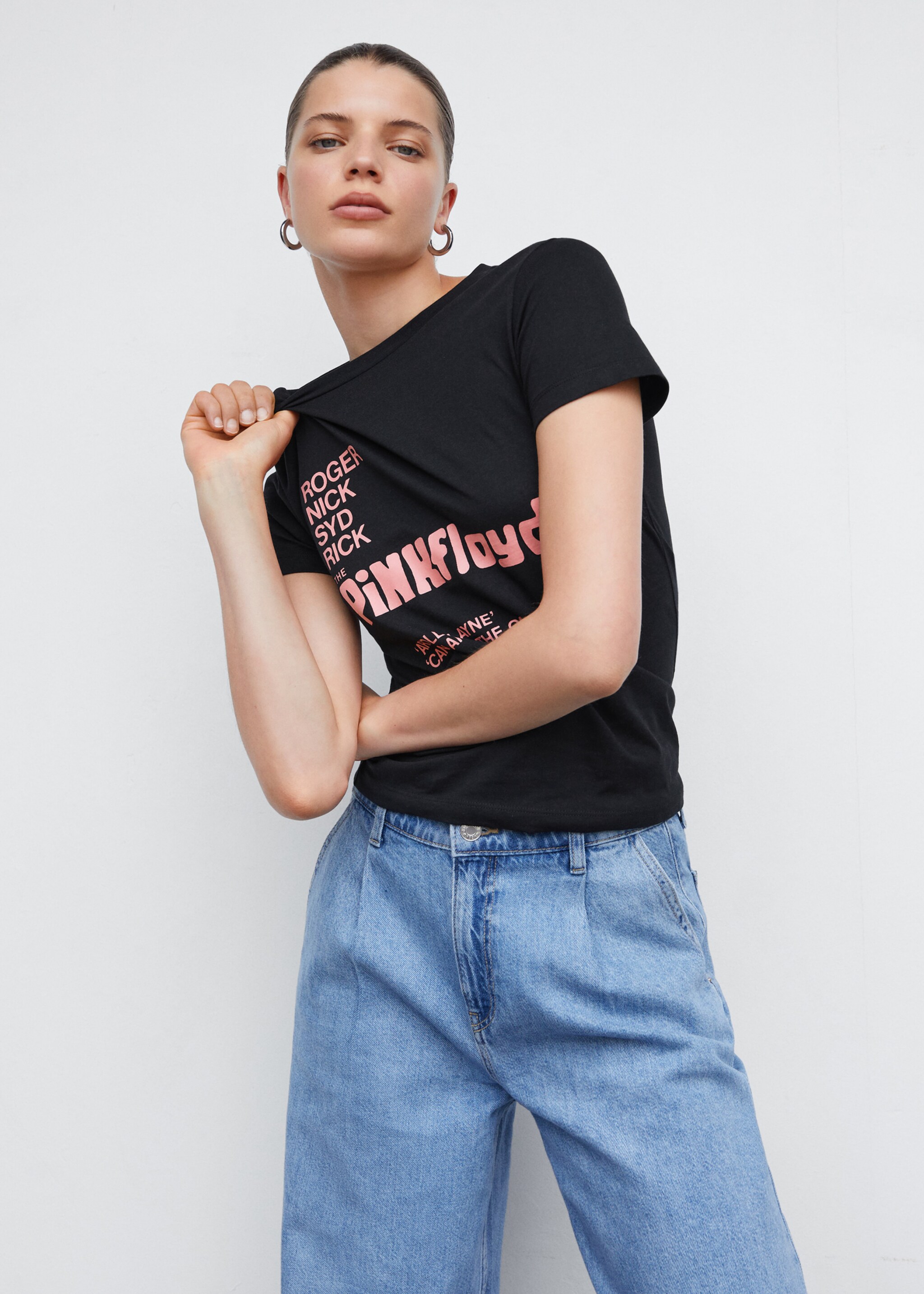 Pink Floyd T-shirt - Medium plane, Black. Ref: 57042897-00.