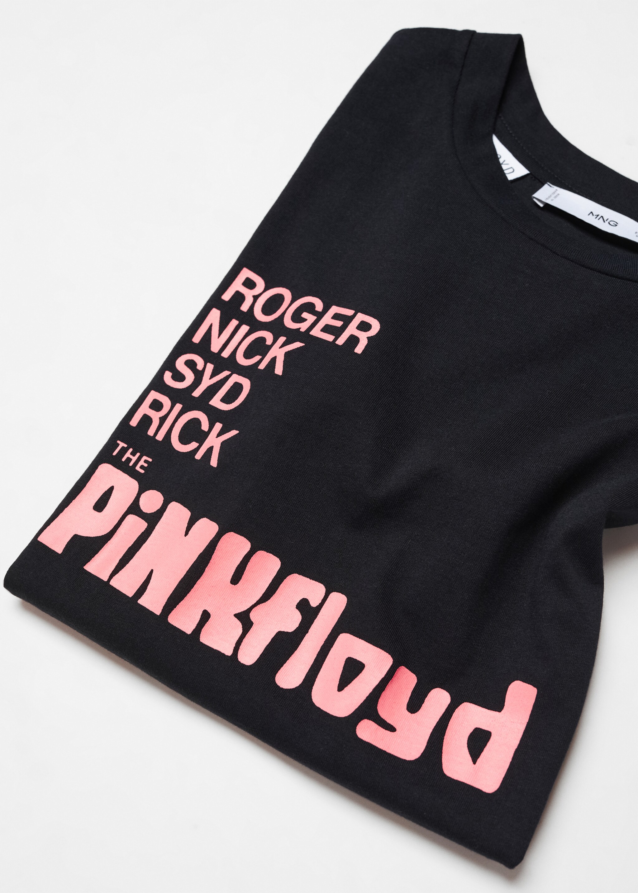 Pink Floyd T-shirt - Details of the article 8, Black. Ref: 57042897-00.