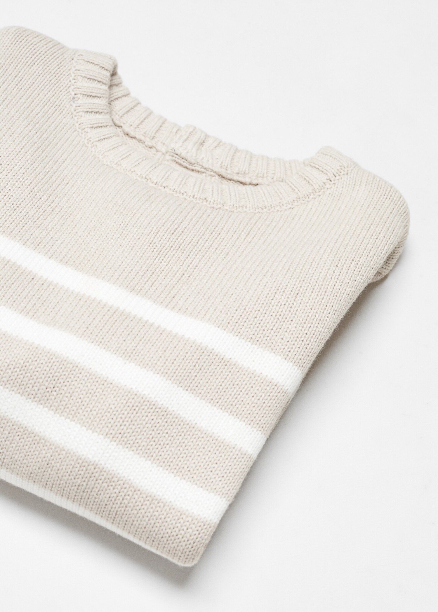 Knit striped sweater - Details of the article 0