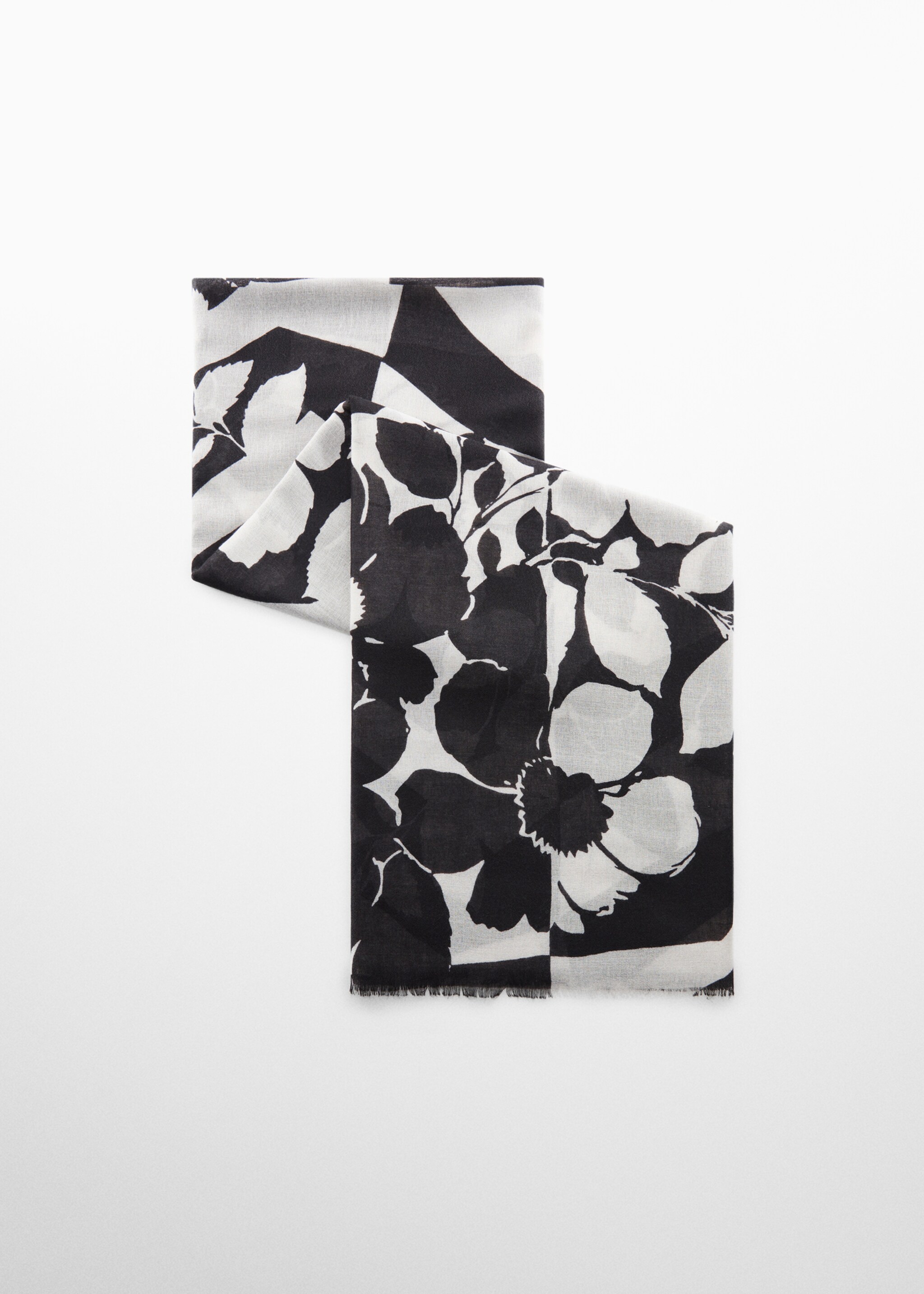 Foulard imprimé bicolore - Article sans modèle