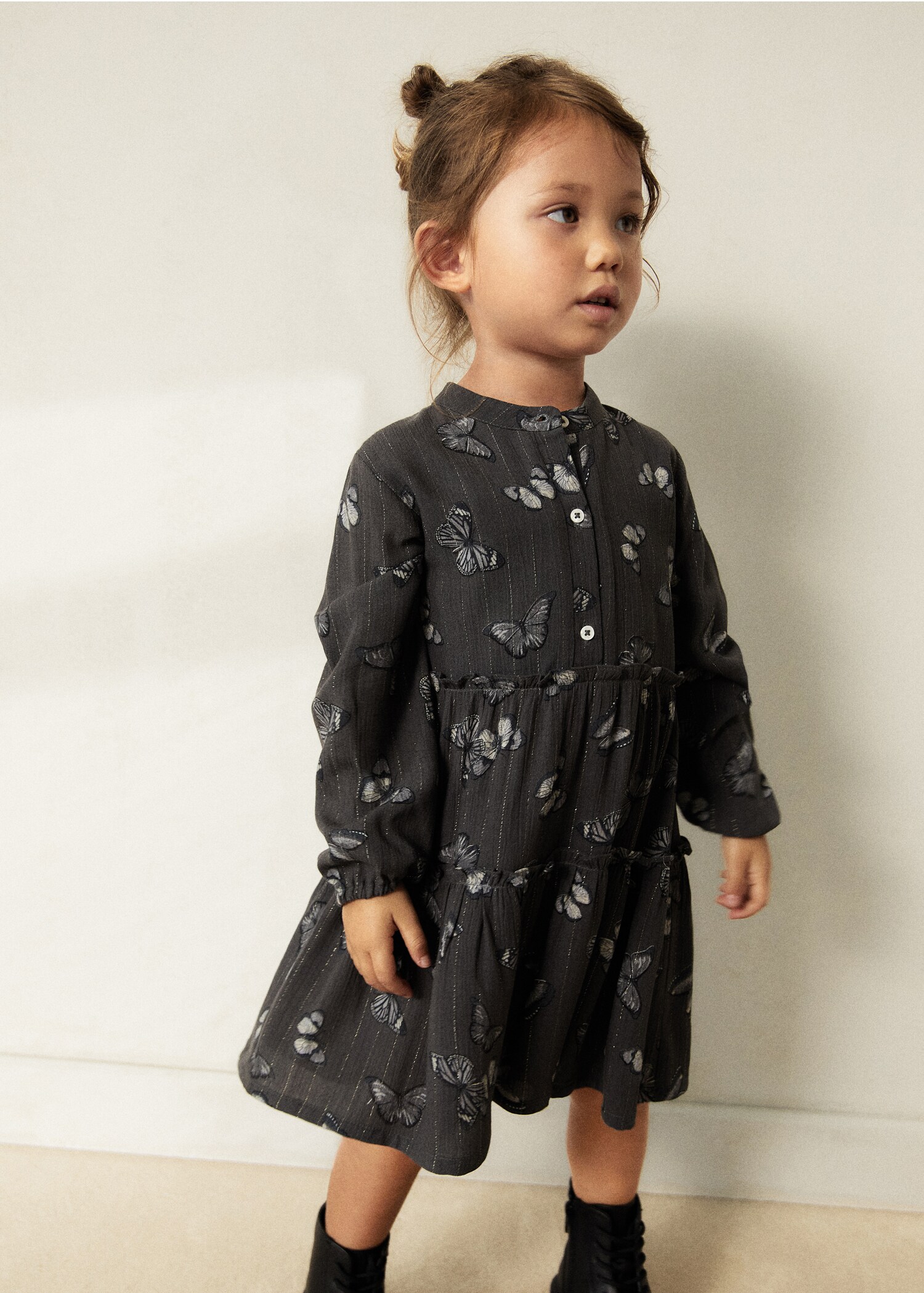 Butterfly print dress - Details of the article 5