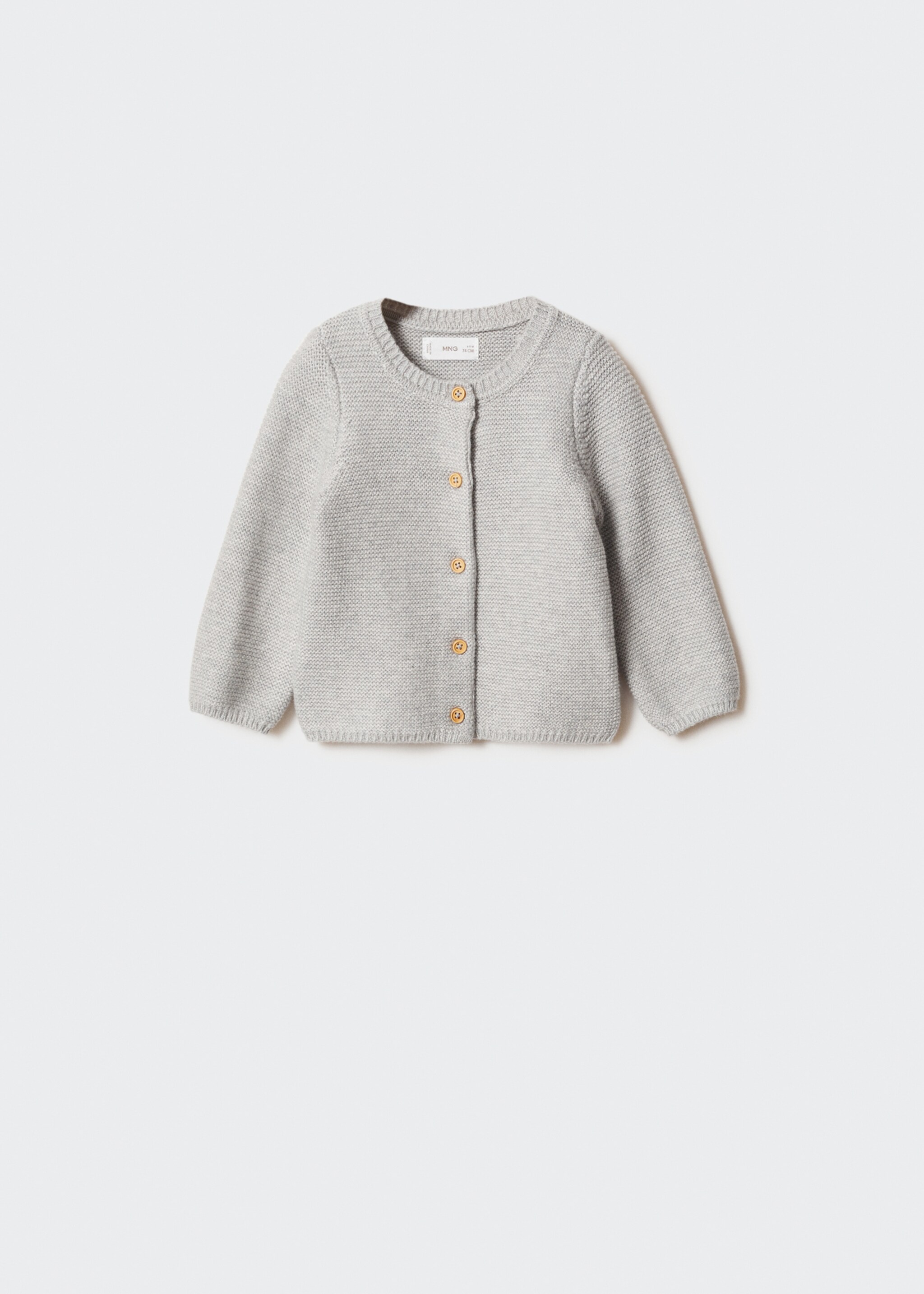 Cotton-blend cardigan - Article without model