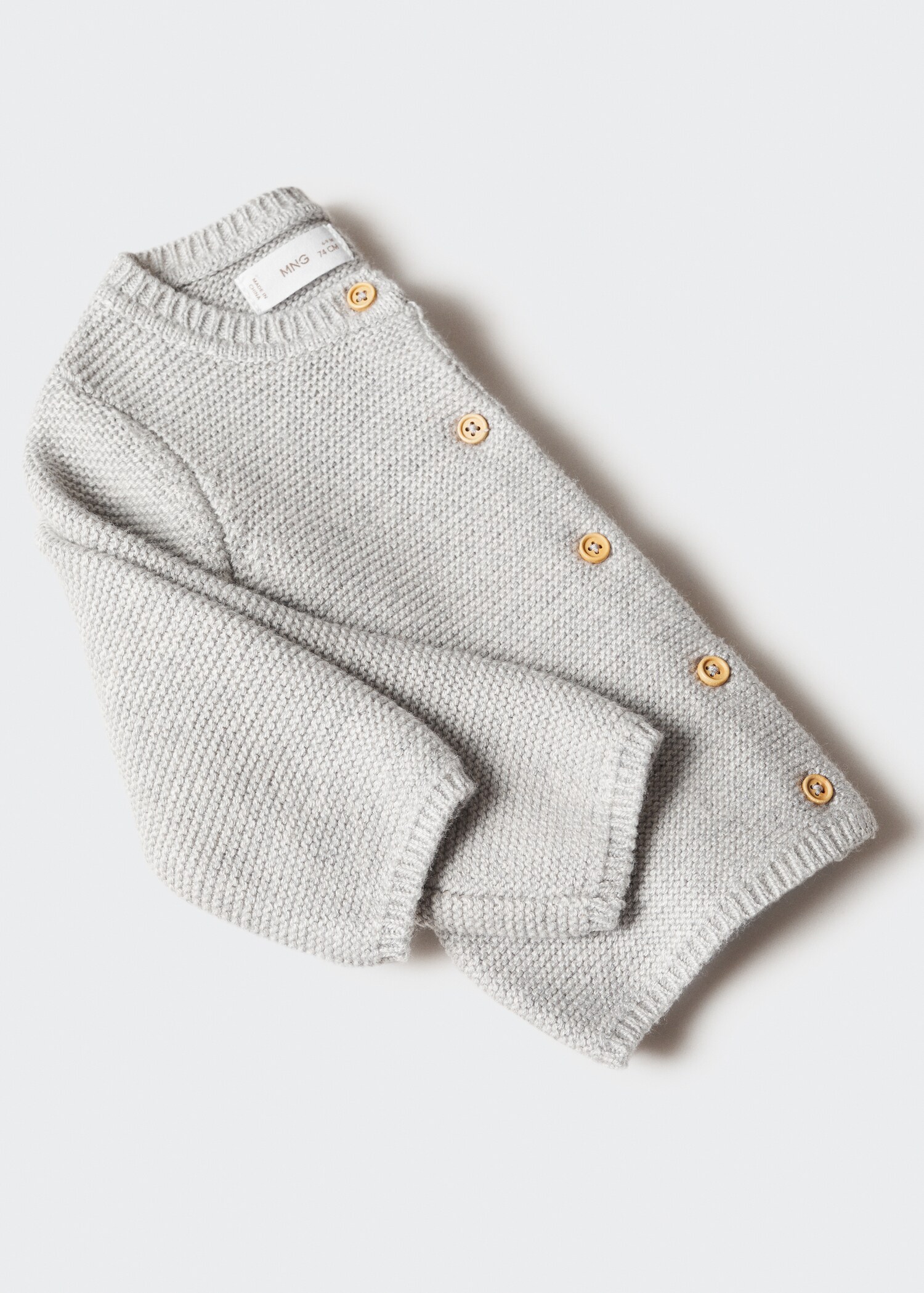 Cotton-blend cardigan - Details of the article 0