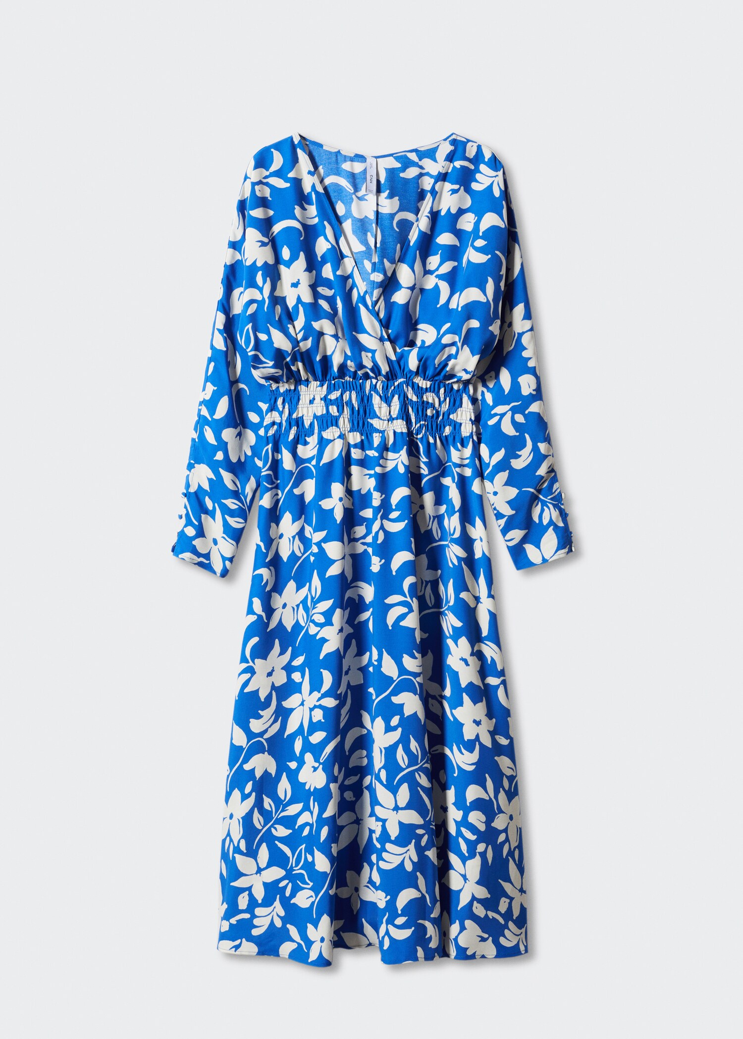 Printed dress with ruffled detail - Article without model