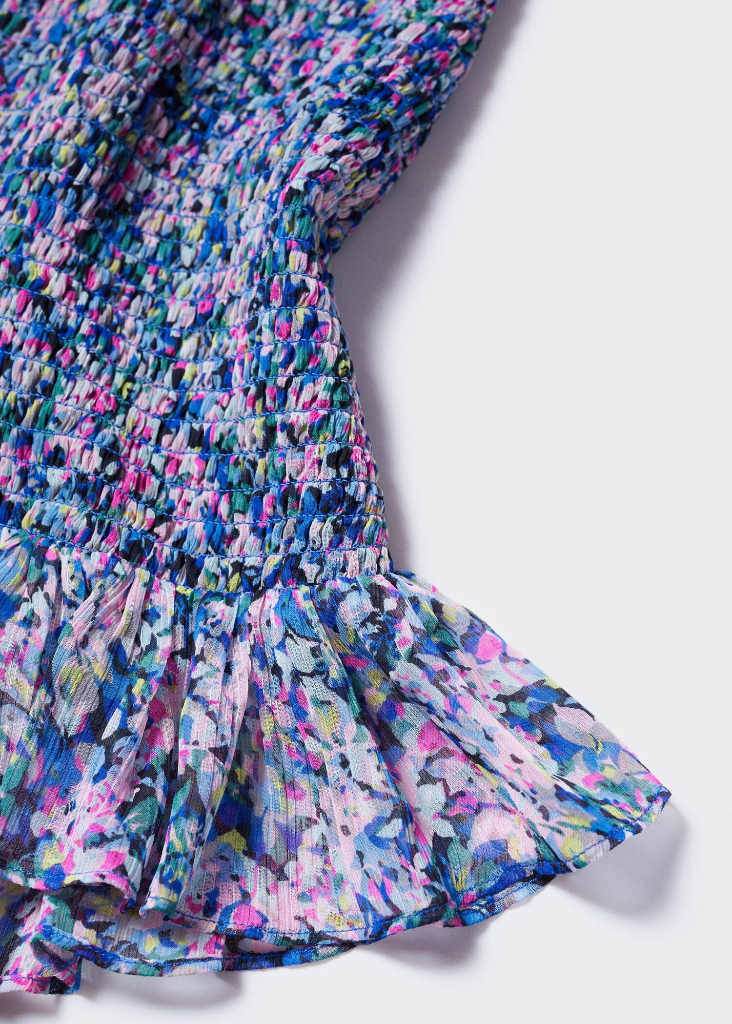 Umenlele Vestito Abito corto da donna a strati con volant a vita alta Umenlele Vestito Abito corto da donna a strati con volant a vita alta
